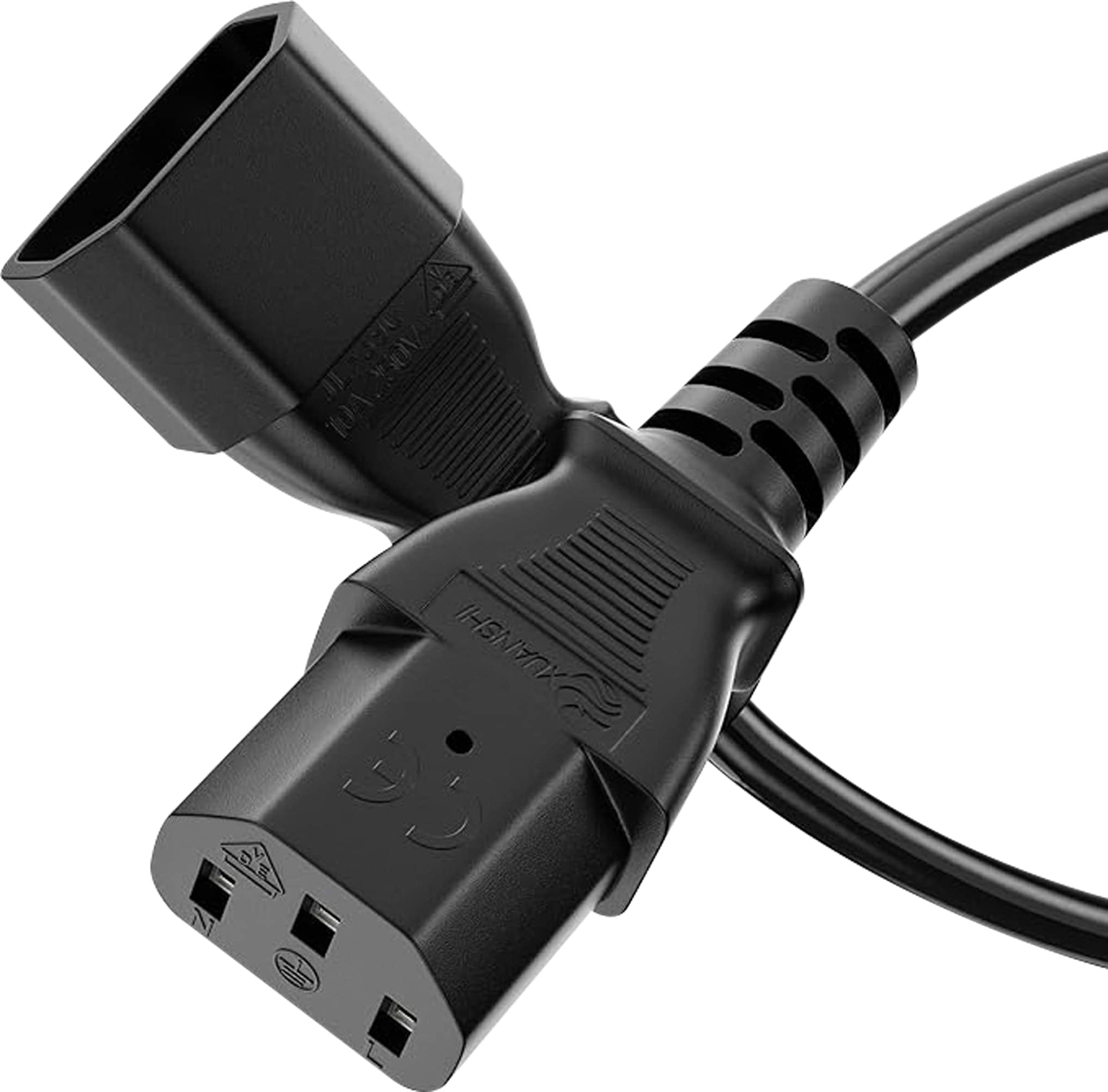 SONERO Kaltgeräteverlängerung, X-C13P-C13F-010B, gerade, schwarz, 1m SONERO Kaltgeräteverlängerung, X-C13P-C13F-010B, gerade, schwarz, 1m