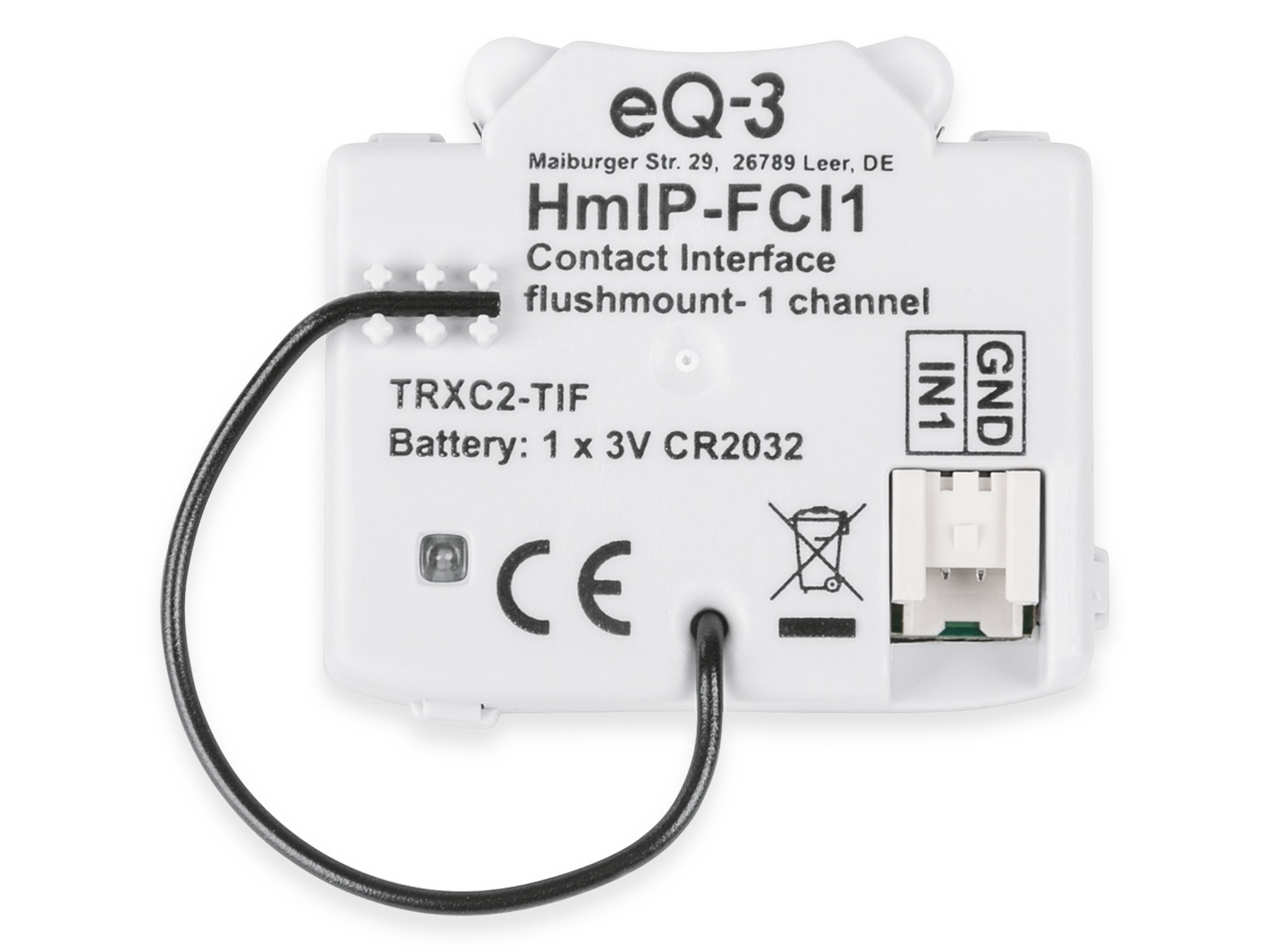 HOMEMATIC IP Smart Home 153489A0 Kontakt-Schnittstelle, Unterputz, 1-fach HOMEMATIC IP Smart Home 153489A0 Kontakt-Schnittstelle, Unterputz, 1-fach