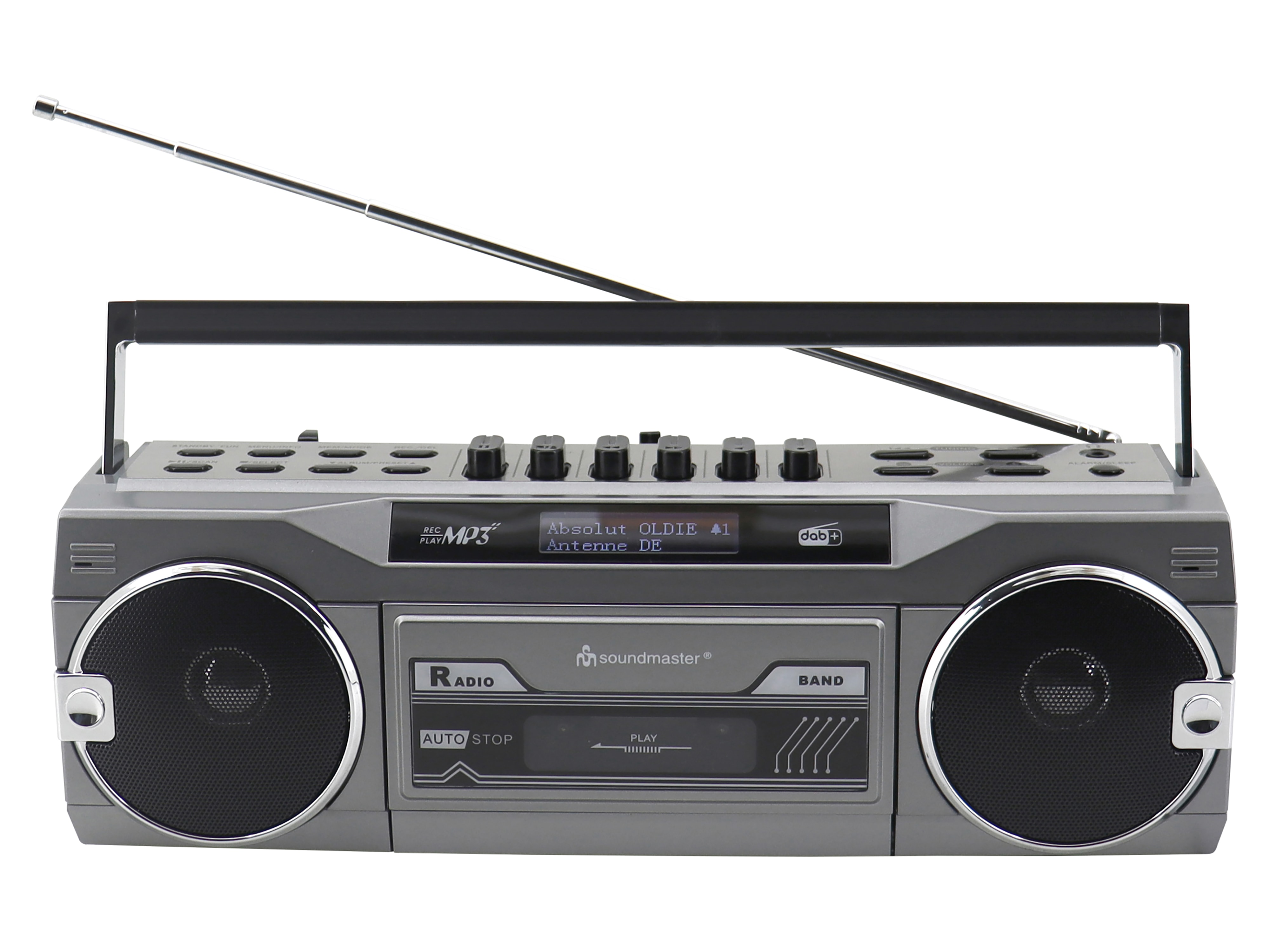 SOUNDMASTER DAB+/FM Retro Radiokassettenrekorder SRR80TI, USB/SD, BT SOUNDMASTER DAB+/FM Retro Radiokassettenrekorder SRR80TI, USB/SD, BT