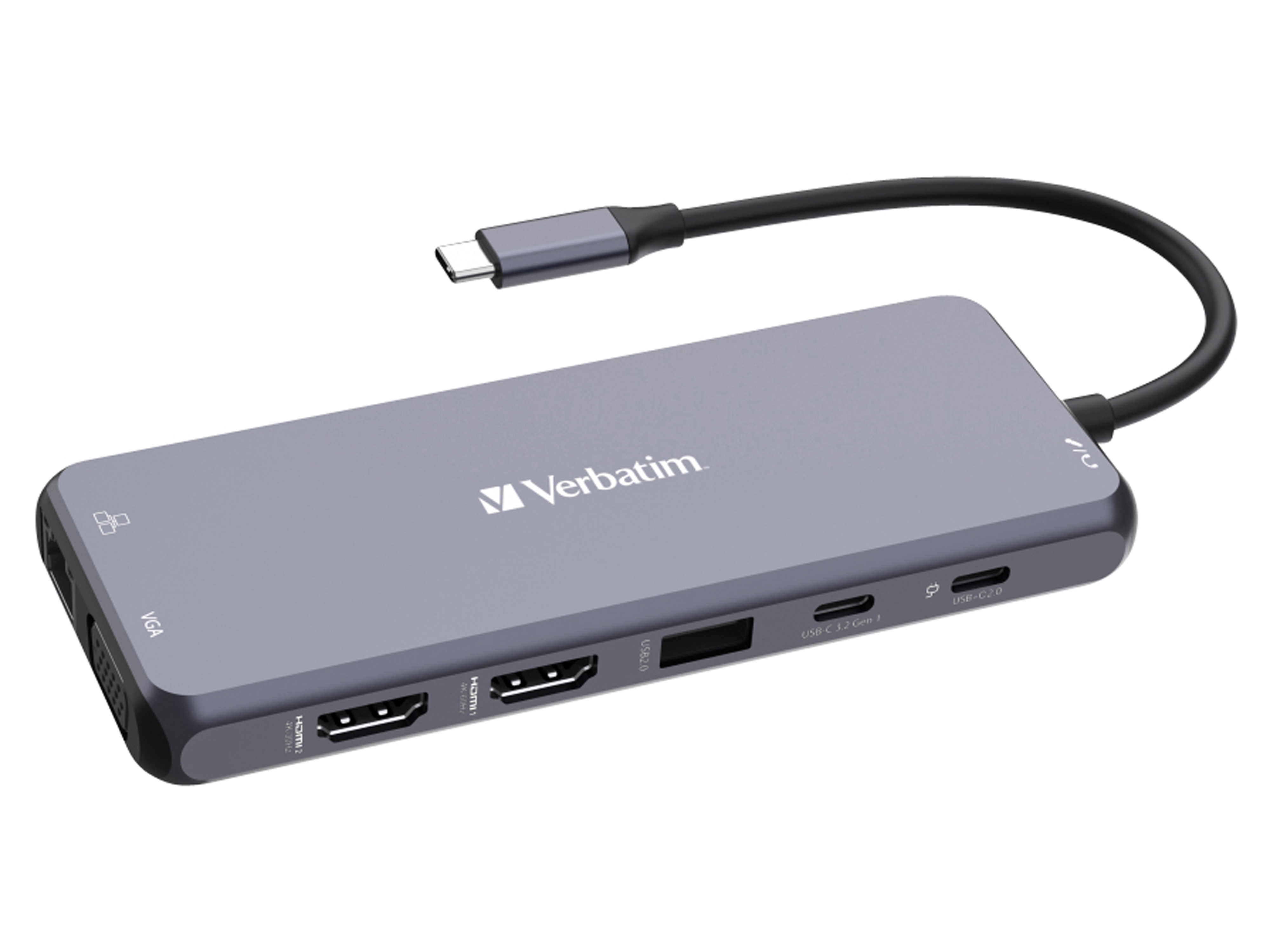 VERBATIM USB-C Pro Multiport Hub CMH-14 VERBATIM USB-C Pro Multiport Hub CMH-14