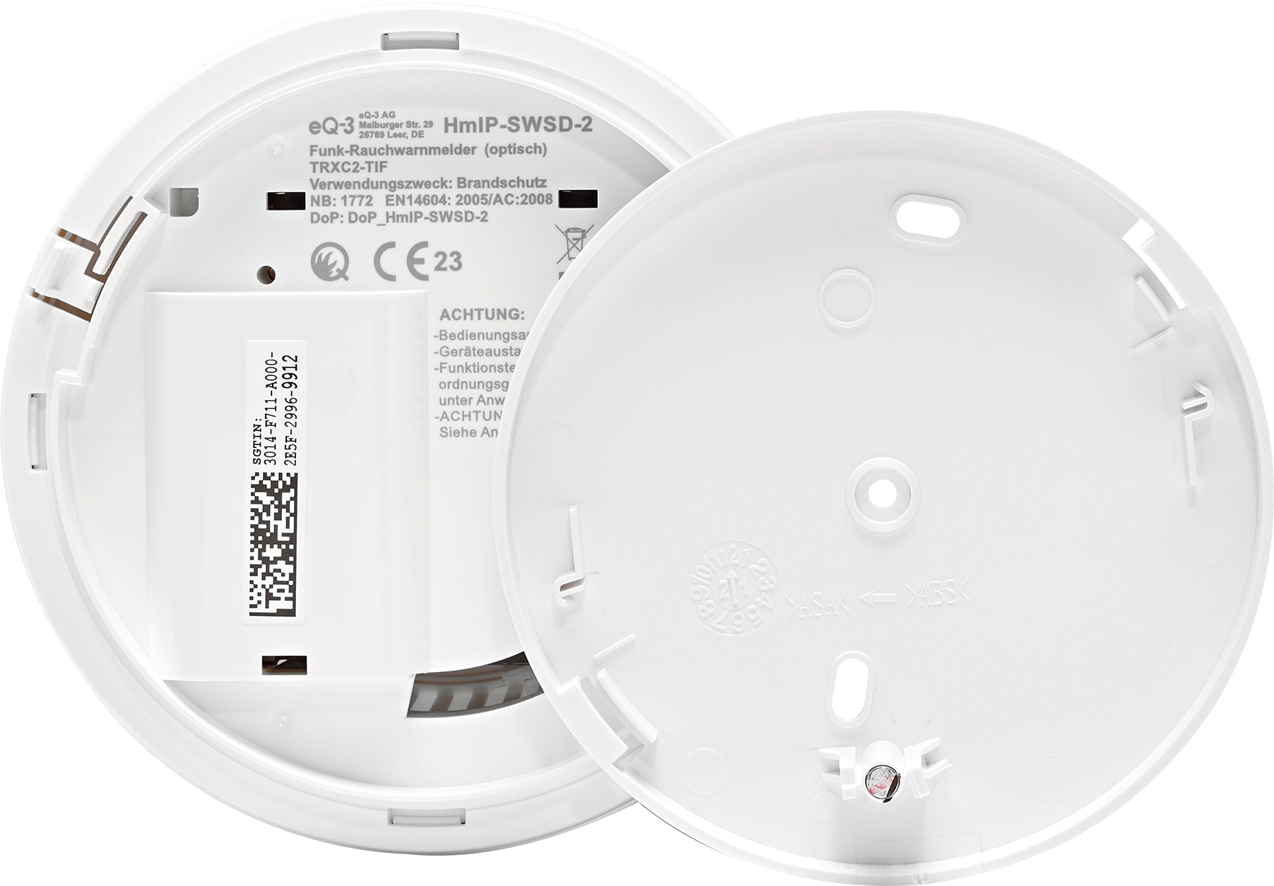 HOMEMATIC IP 156587A0, Rauchwarnmelder, Q-Label, 3 Stück HOMEMATIC IP 156587A0, Rauchwarnmelder, Q-Label, 3 Stück