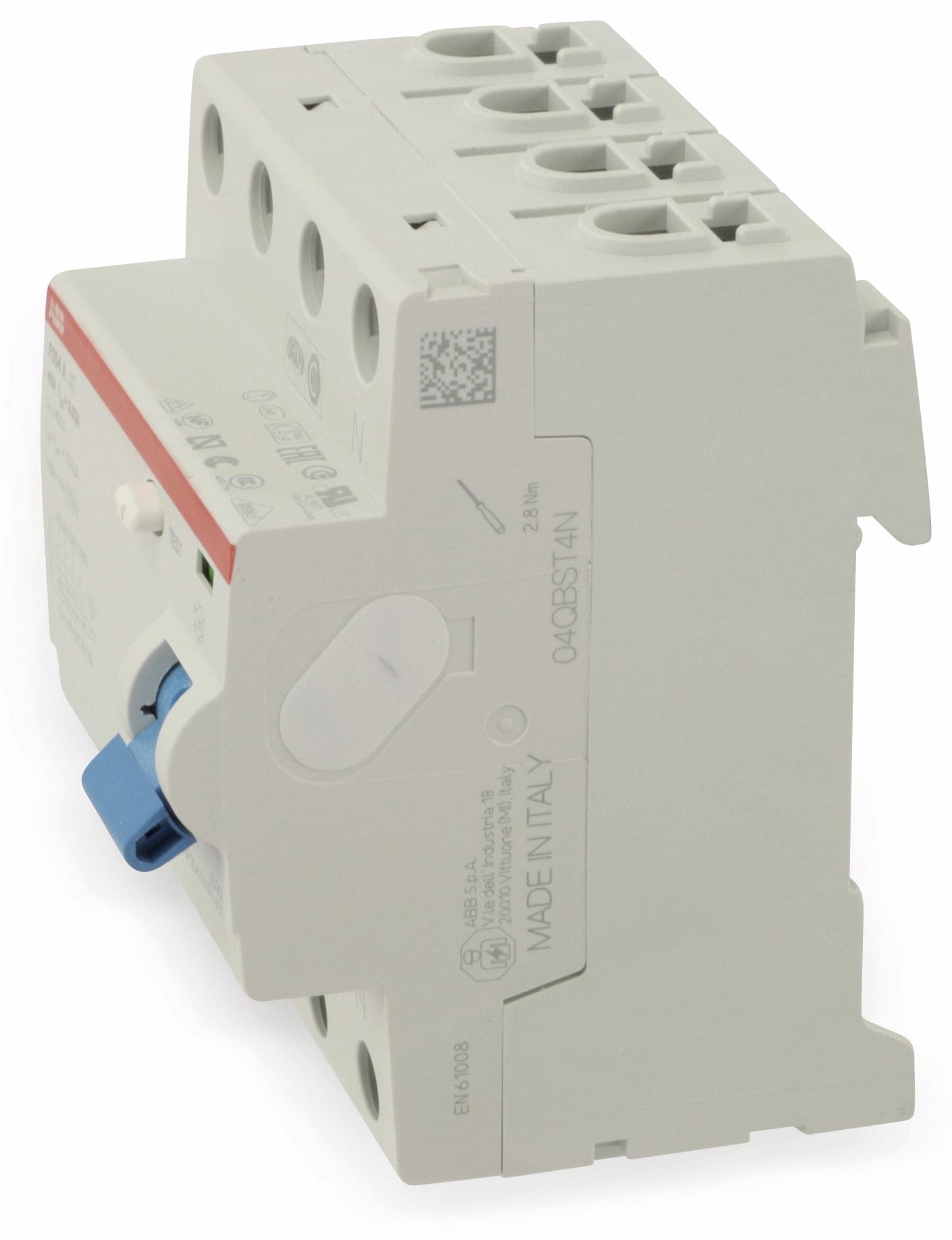 ABB Fehlerstrom-Schutzschalter F204A-40/0,03, 40 A ABB Fehlerstrom-Schutzschalter F204A-40/0,03, 40 A