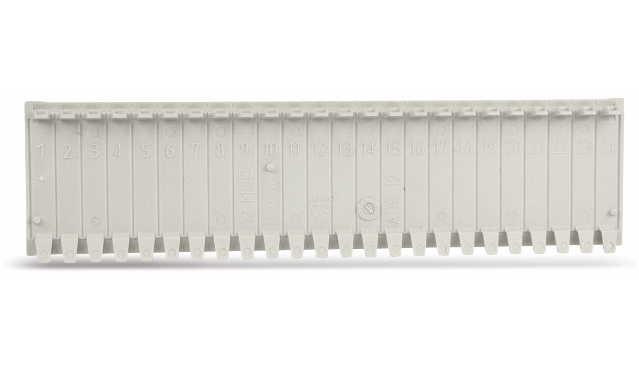 F-TRONIC Abdeckstreifen, 12 Einheiten, lichtgrau F-TRONIC Abdeckstreifen, 12 Einheiten, lichtgrau