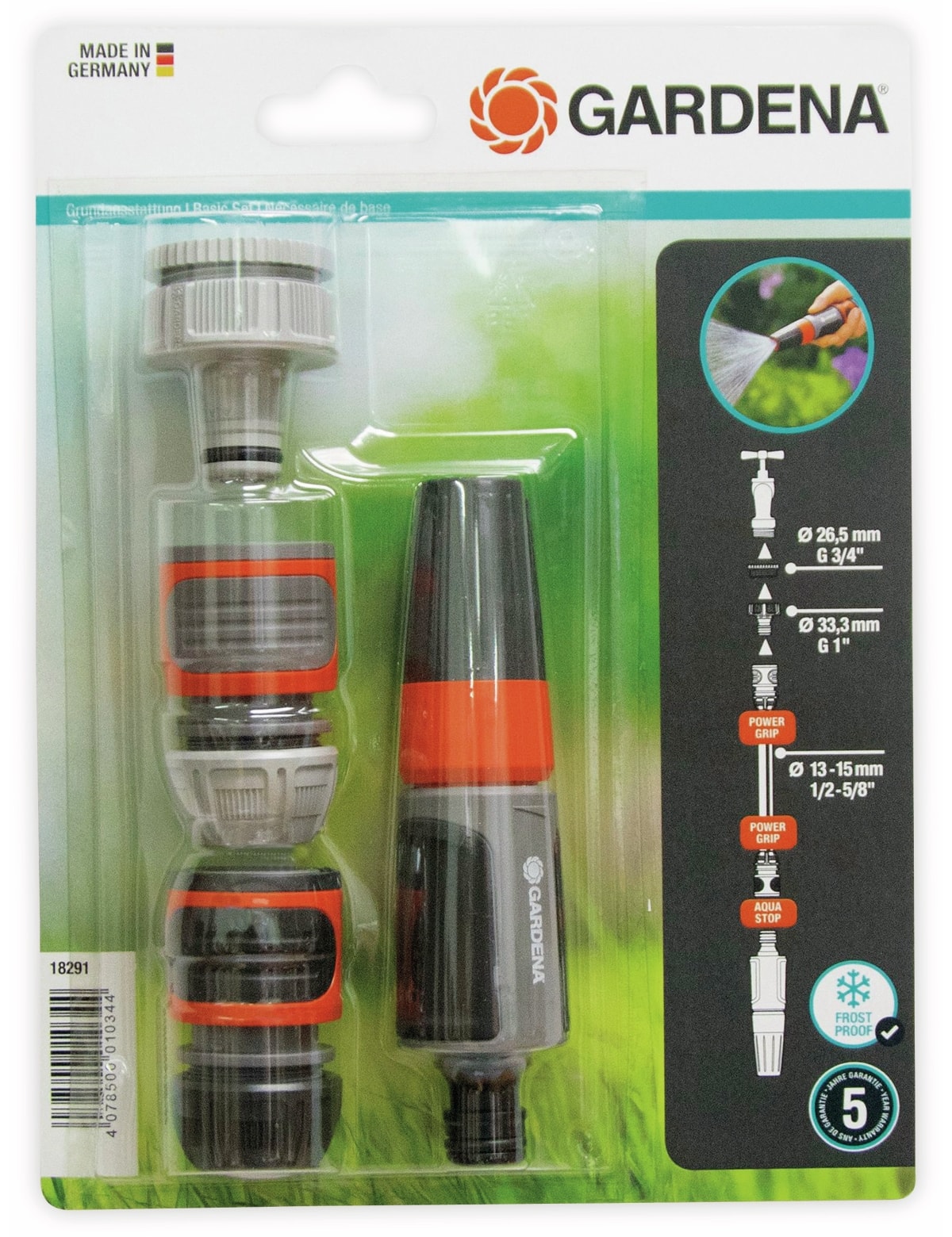 GARDENA Gartensprüher-Set 18291-20, 5-teilig GARDENA Gartensprüher-Set 18291-20, 5-teilig