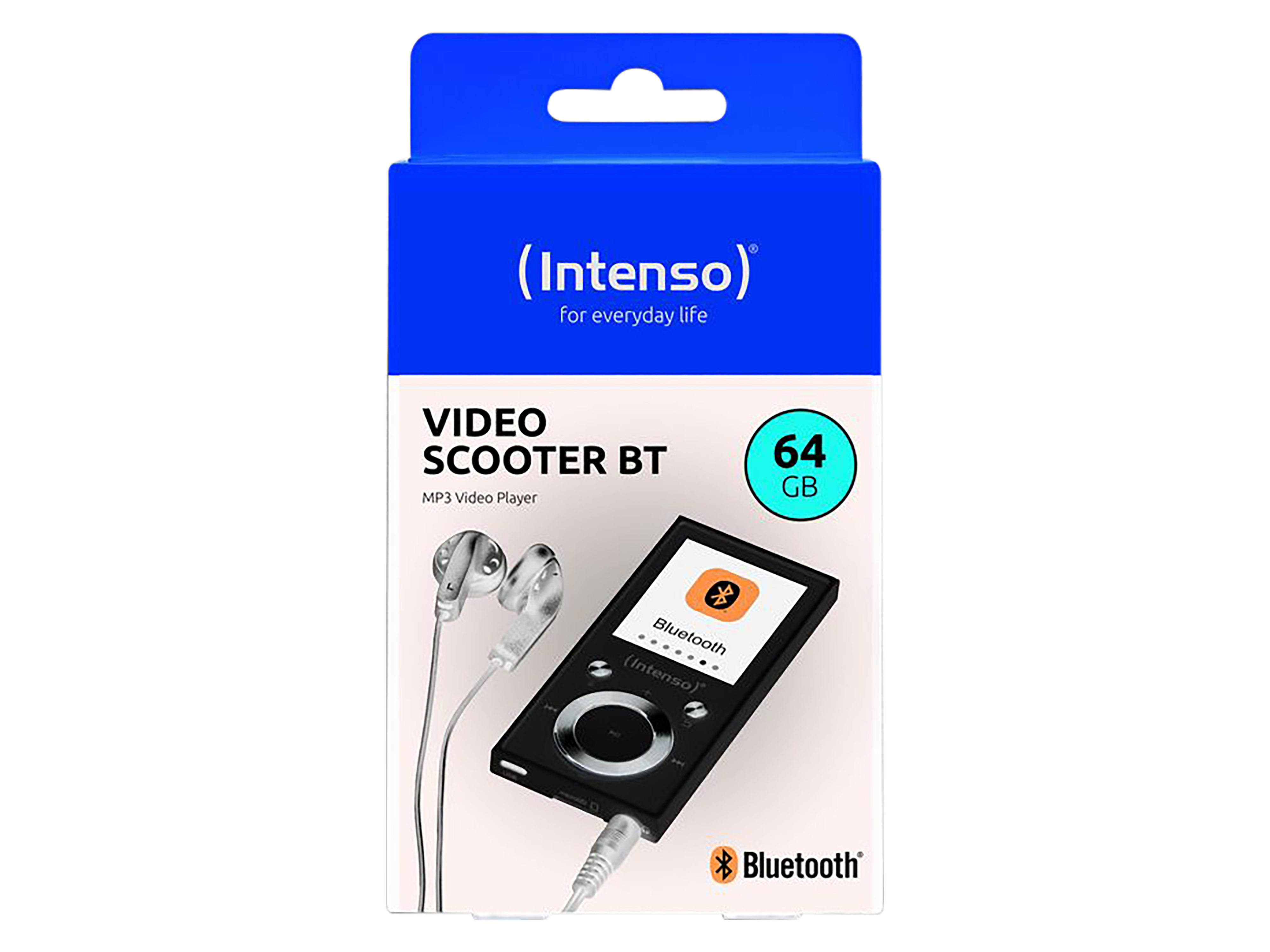 INTENSO MP3-Videoplayer 3717492, Video Scooter BT, 64GB, 4,6 cm (1,8"), weiß INTENSO MP3-Videoplayer 3717492, Video Scooter BT, 64GB, 4,6 cm (1,8"), weiß
