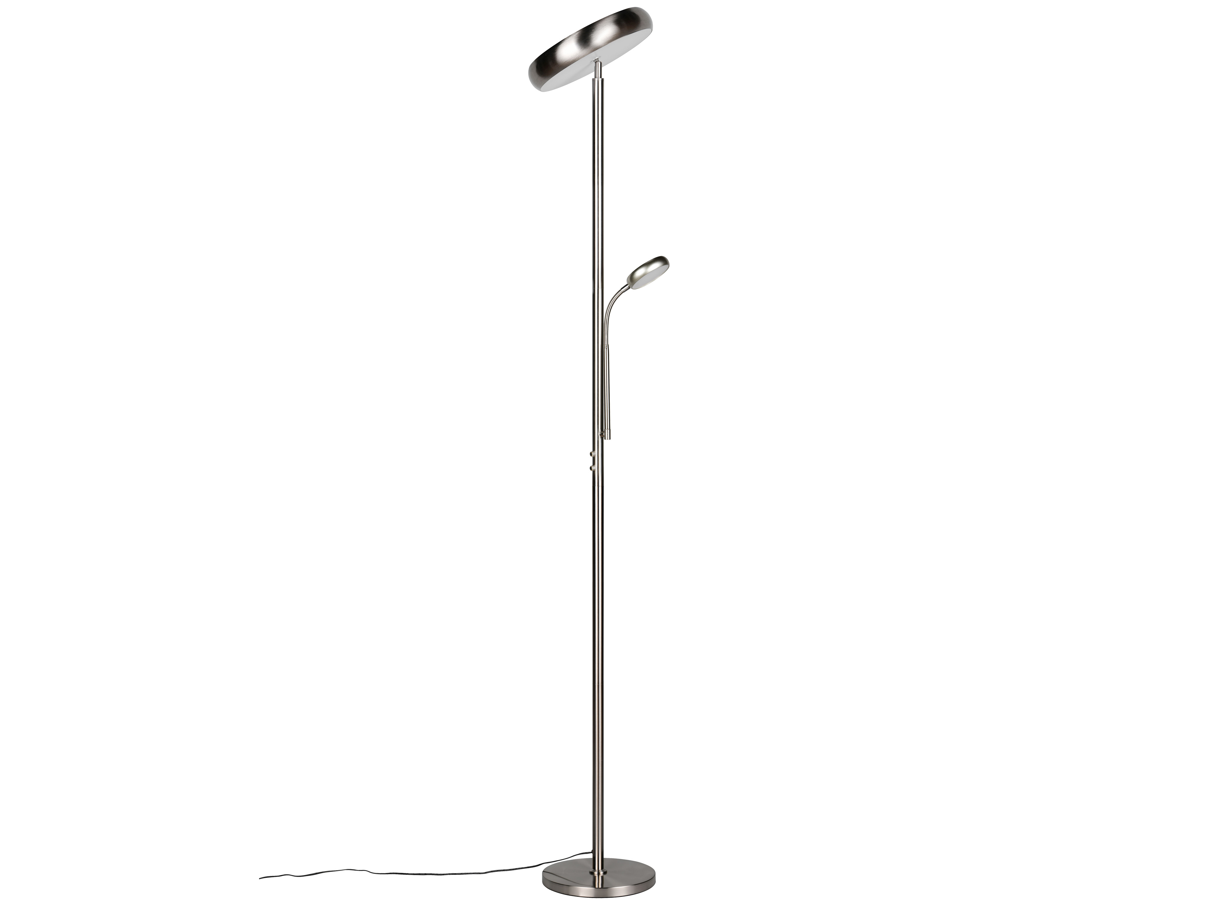 REALITY LED-Stehleuchte Palermo R45741107, 23W, 3000... 6500K, 2500lm, CCT, IP20, Nickel REALITY LED-Stehleuchte Palermo R45741107, 23W, 3000... 6500K, 2500lm, CCT, IP20, Nickel