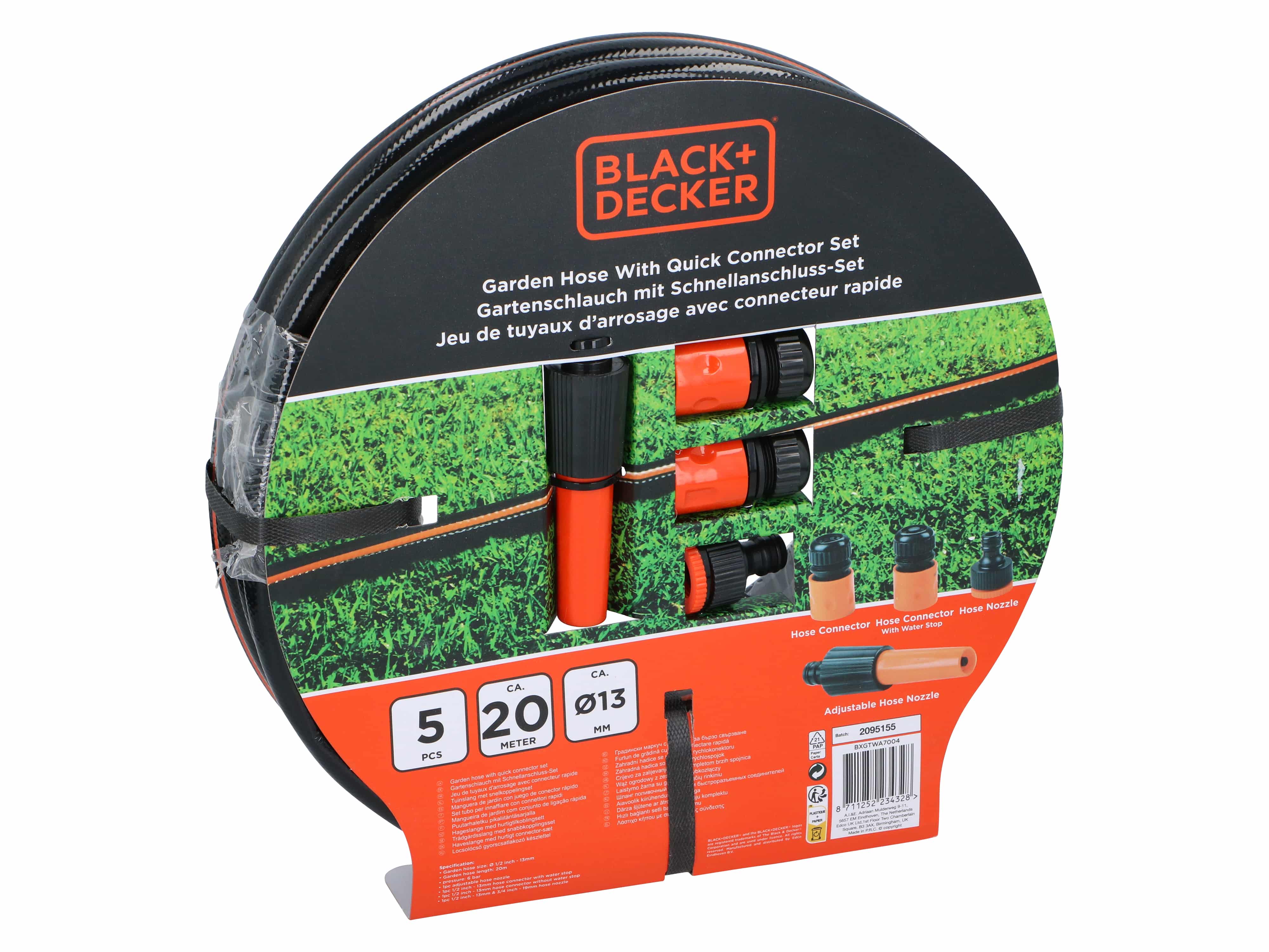 BLACK & DECKER Gartenschlauch, Ø 13 mm x 20 m BLACK & DECKER Gartenschlauch, Ø 13 mm x 20 m