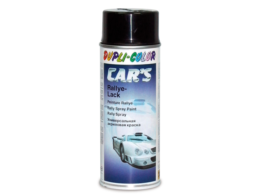 DUPLI-COLOR Sprühfarbe Acryl, schwarz glänzend, 400 ml