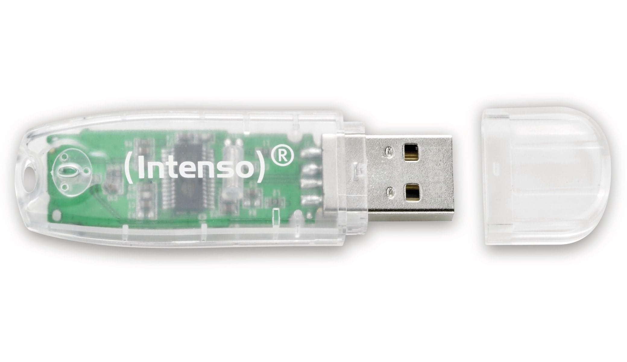 INTENSO USB-Stick Rainbow Line 3502480 USB 2.0 32GB transparent INTENSO USB-Speicherstick Rainbow Line, 32 GB