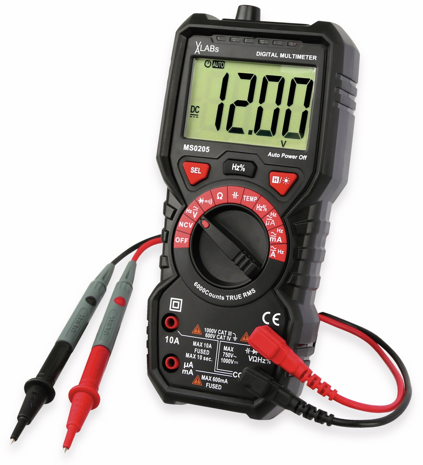 VA LABS Multimeter, MS0205, True RMS VA LABS Multimeter, MS0205, True RMS