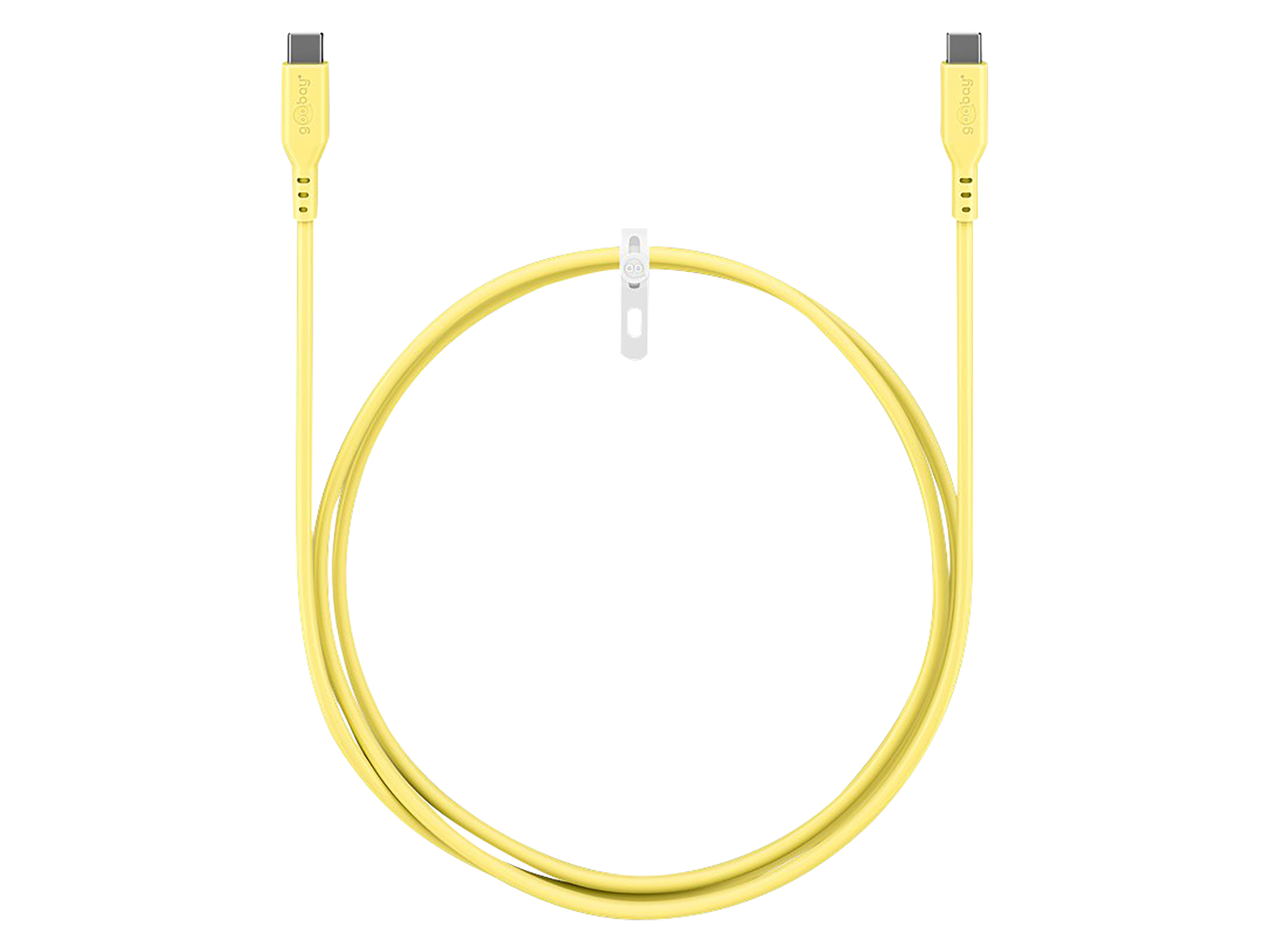 GOOBAY USB-C Kabel 77742 Silikon 1,5m gelb GOOBAY USB-C Kabel 77742 Silikon 1,5m gelb
