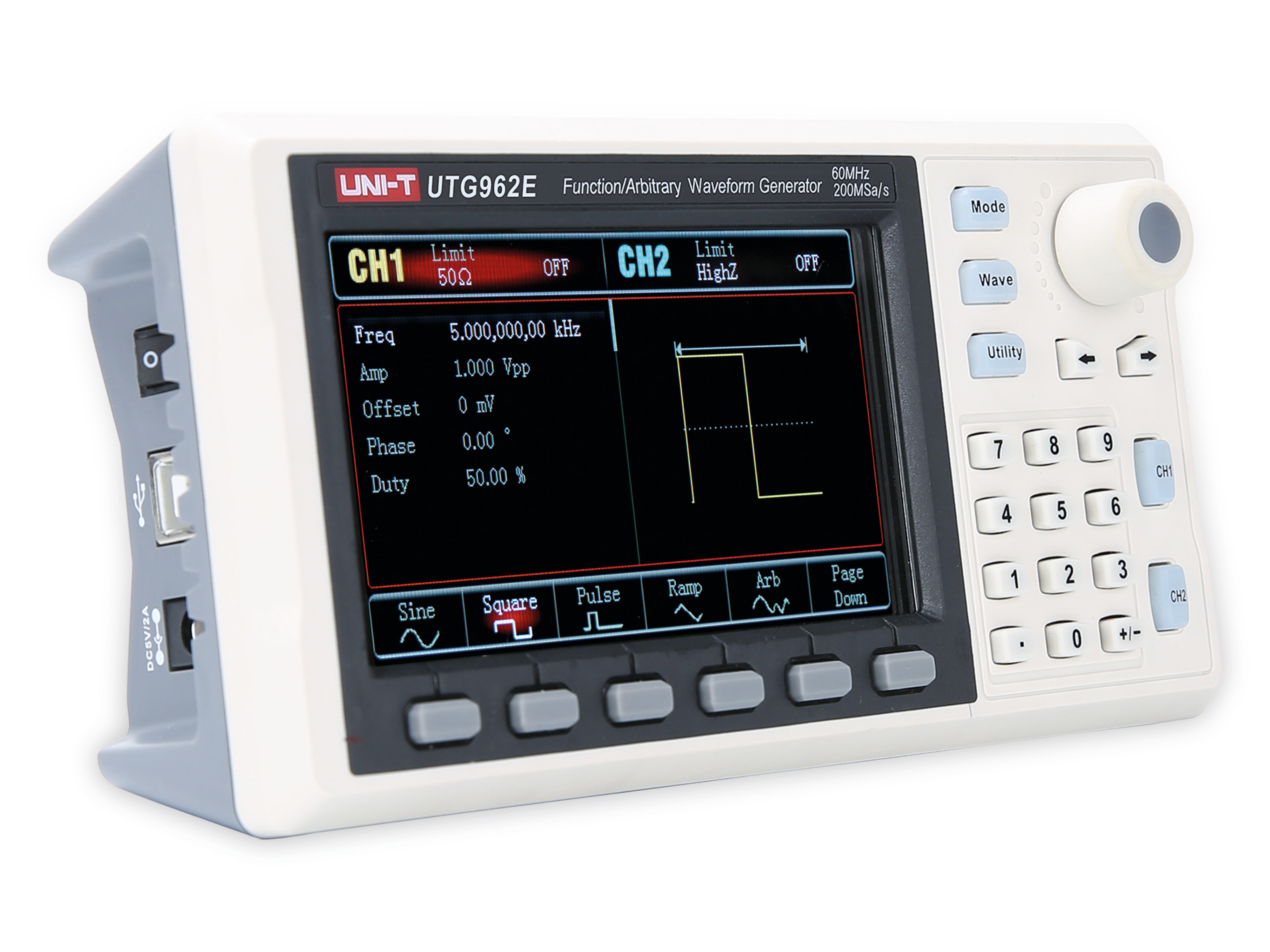 UNI-T Funktionsgenerator UTG962E, 60 MHz UNI-T Funktionsgenerator UTG962E, 60 MHz
