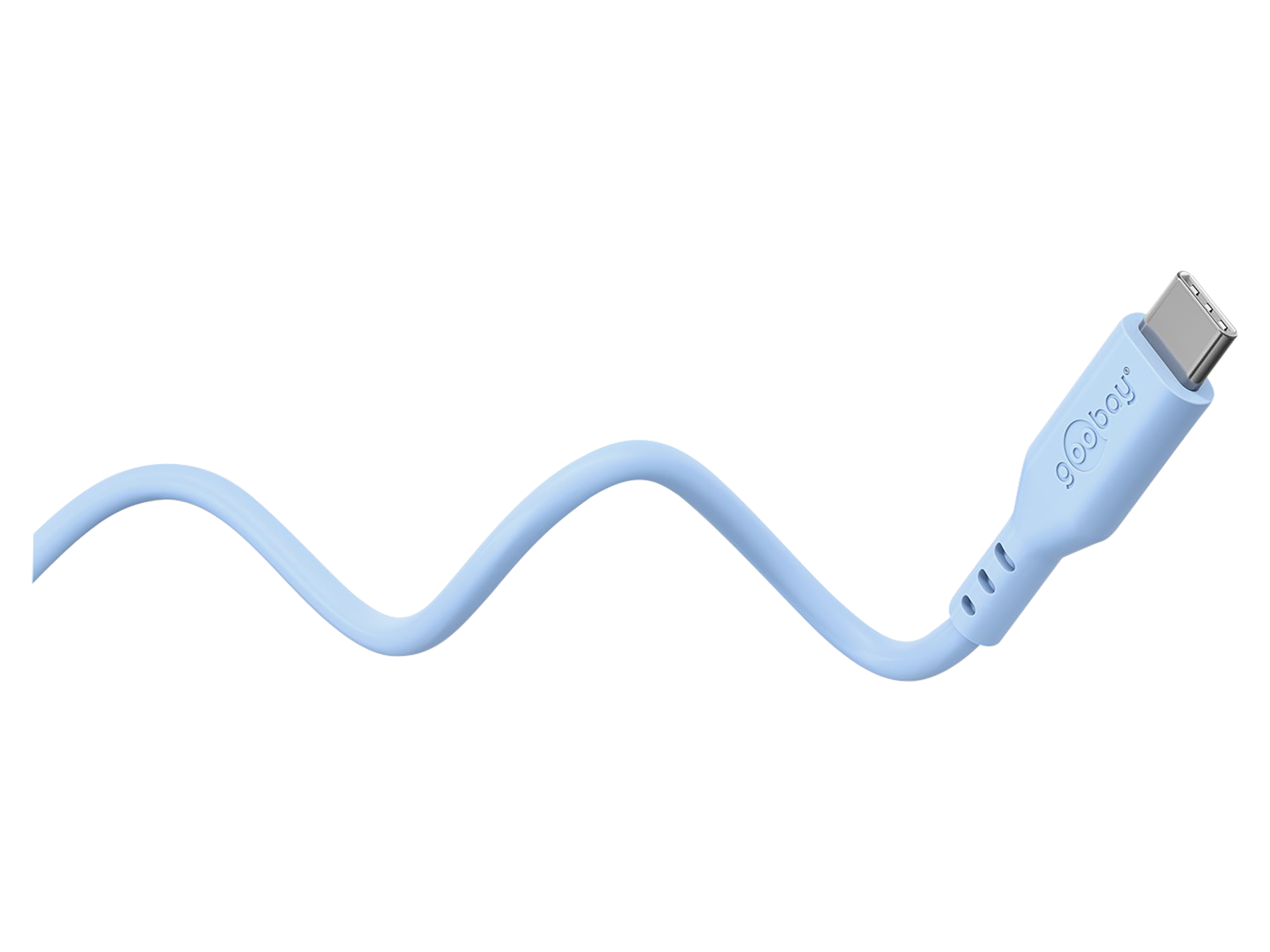 GOOBAY USB-C Kabel 77741 Silikon 1,5m blau GOOBAY USB-C Kabel 77741 Silikon 1,5m weiß
