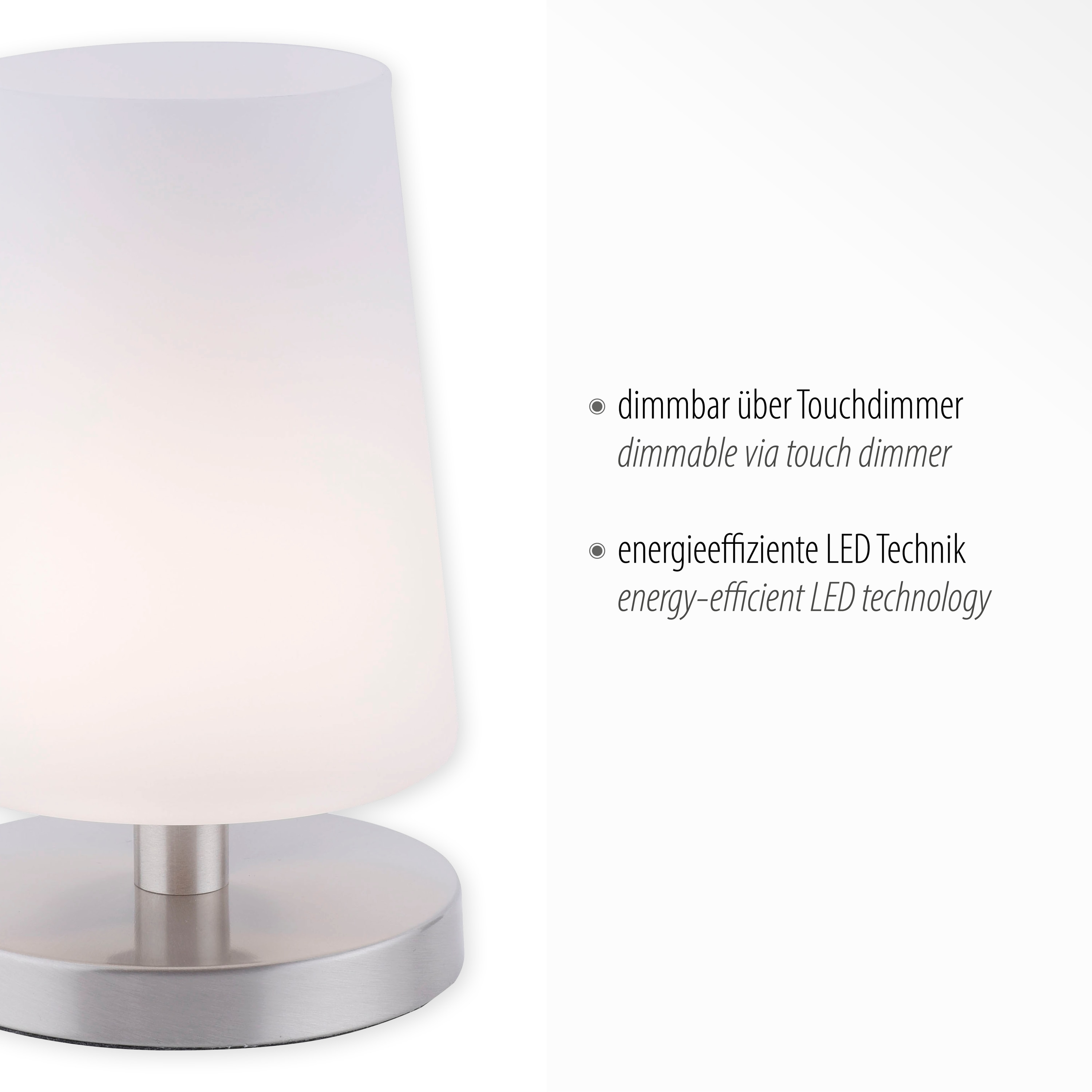 PAUL NEUHAUS LED-Tischleuchte 4146-55 stahl, G9, 3 W, 235 lm, 3000 K PAUL NEUHAUS LED-Tischleuchte 4146-55 stahl, G9, 3 W, 235 lm, 3000 K