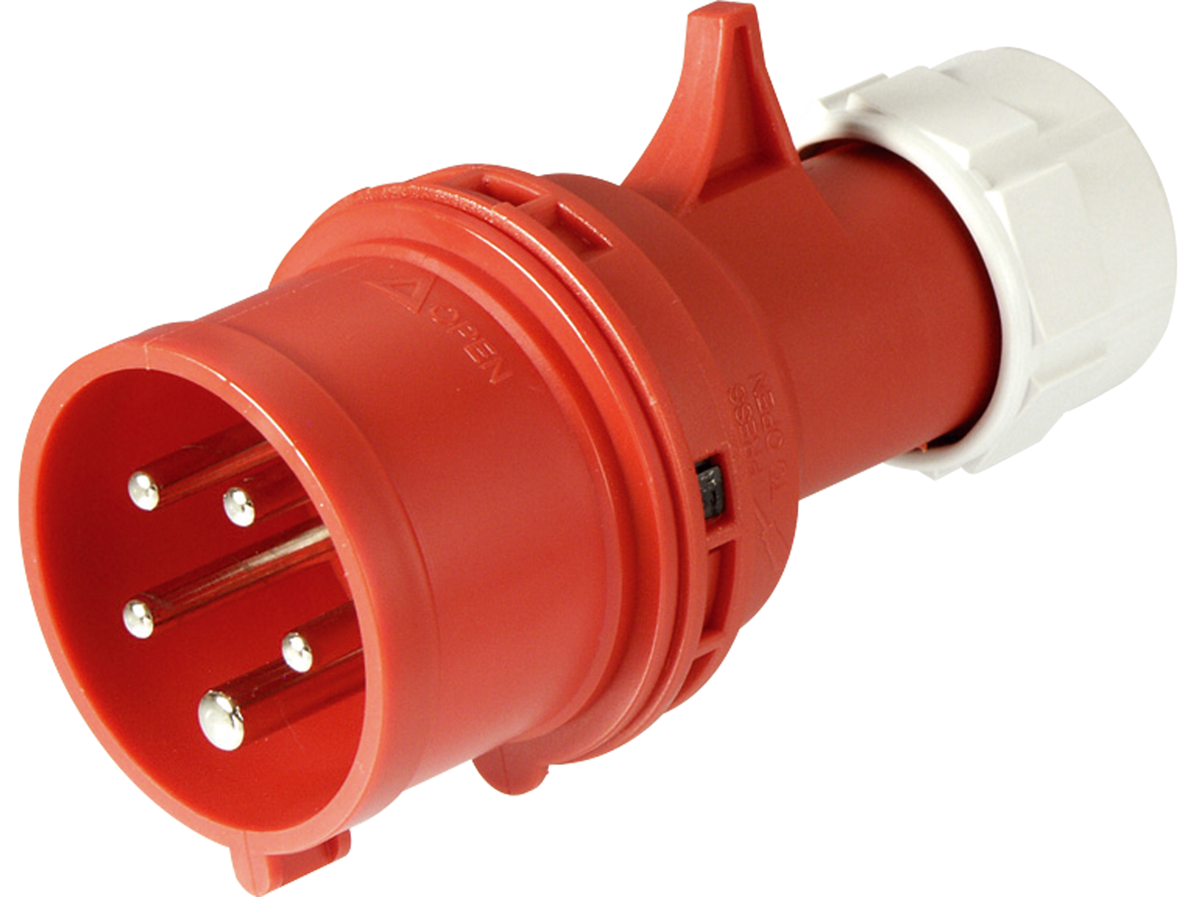 PCE CEE-Stecker Shark, 16 A, 5-polig, 400 V, IP44 PCE CEE-Stecker Shark, 16 A, 5-polig, 400 V, IP44