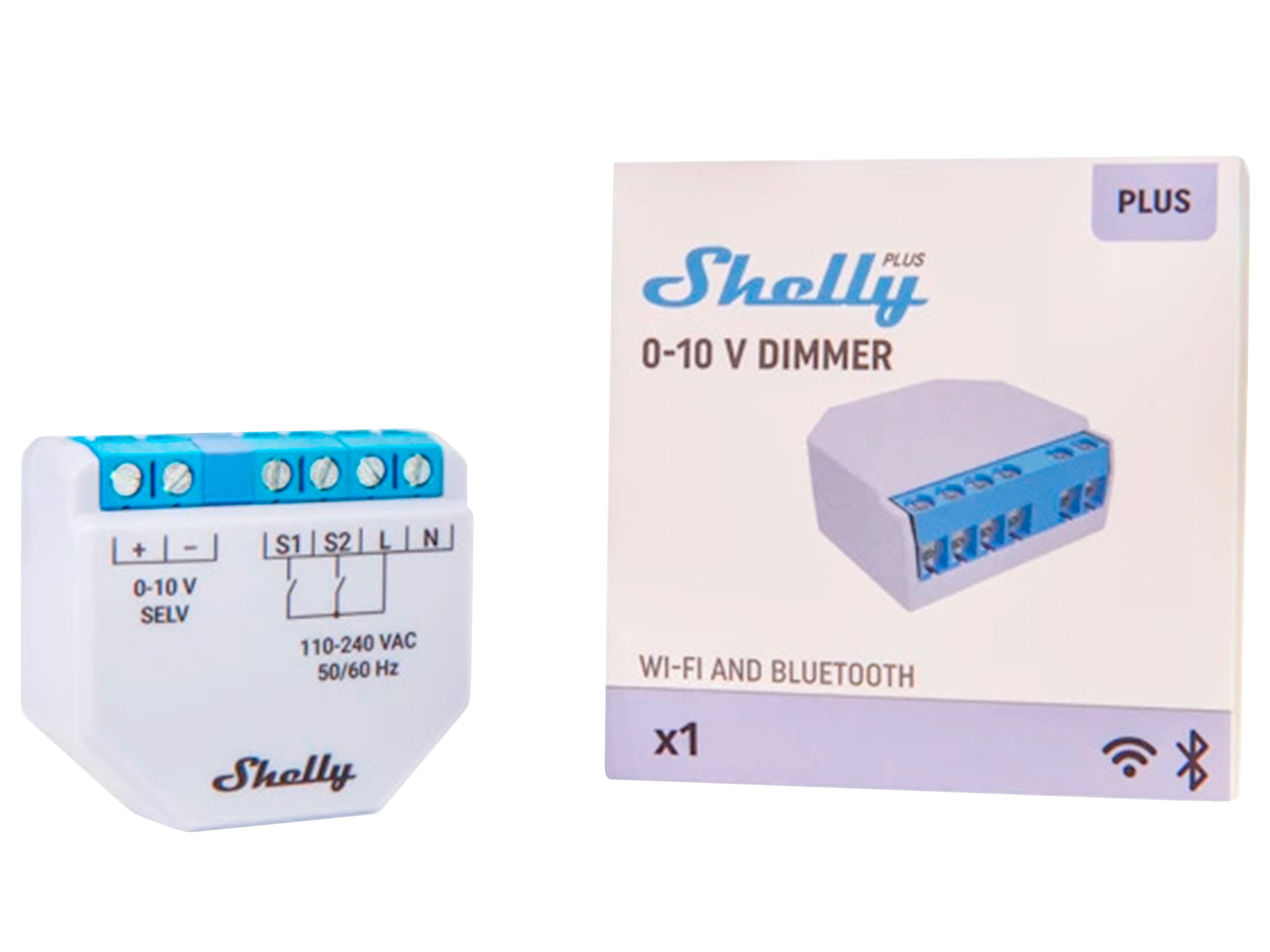 SHELLY WLAN-Unterputz Dimmer, 0...10 V SHELLY WLAN-Unterputz Dimmer, 0...10 V