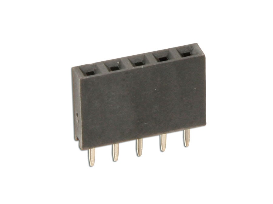 CONNFLY ELECTRONIC Buchsenleiste, vergoldet, 1x 5-polig CONNFLY ELECTRONIC Buchsenleiste, vergoldet, 1x 5-polig