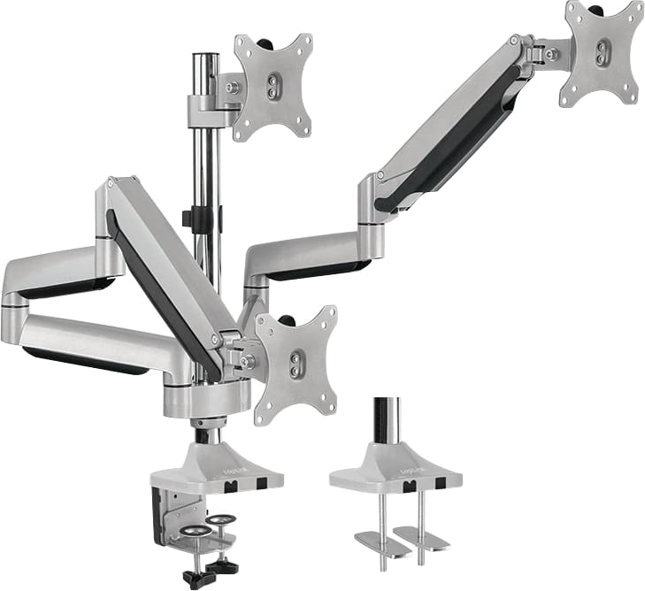 LOGILINK Monitorhalterung BP0052 3fach 13-32, 2x Gasdruckfeder, Aluminium LOGILINK Monitorhalterung BP0052 3fach 13-32, 2x Gasdruckfeder, Aluminium