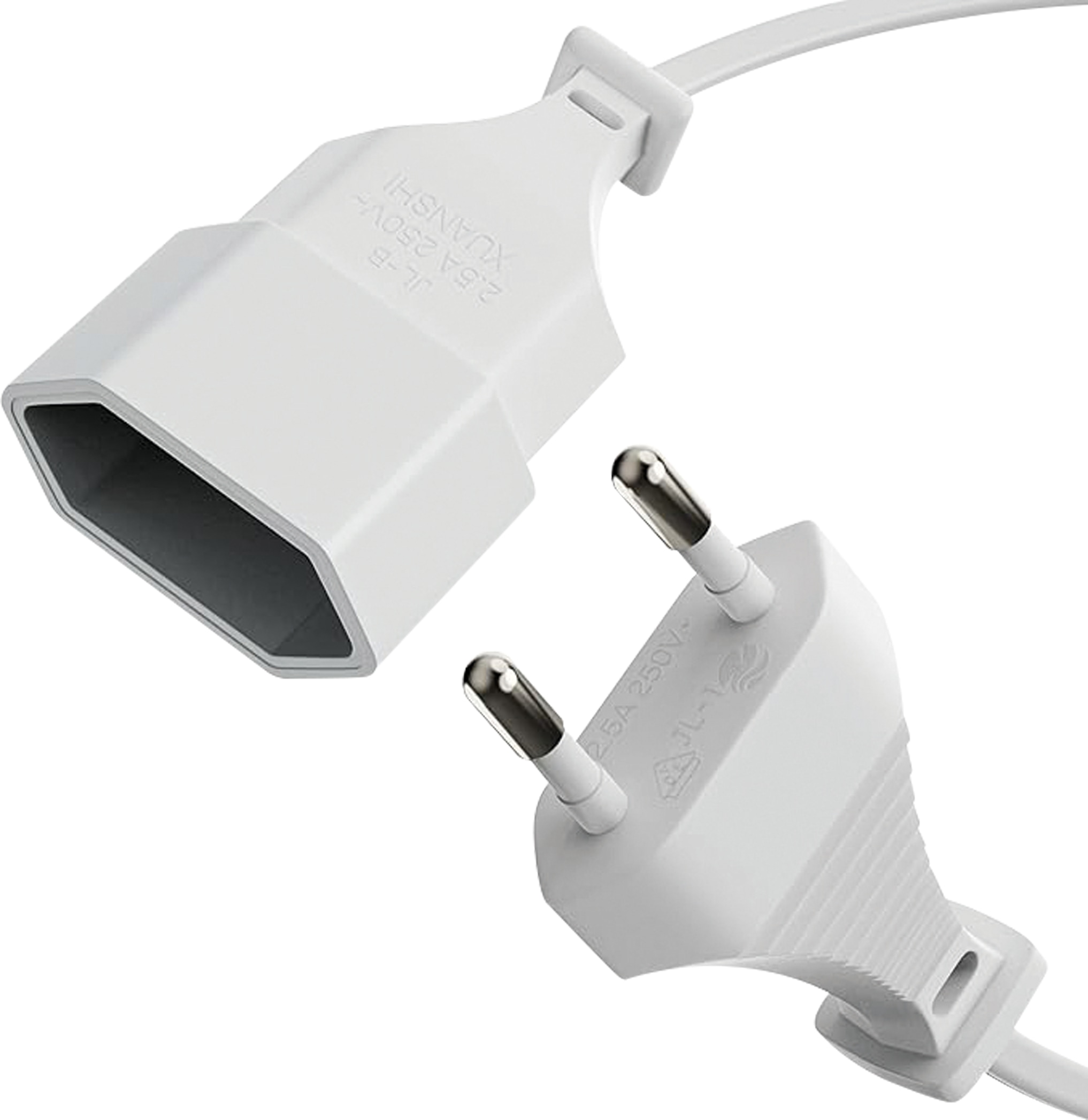 SONERO Netzkabel Verlängerung, X-ESG-ESB-010W, gerade, weiß, 1m SONERO Netzkabel Verlängerung, X-ESG-ESB-010W, gerade, weiß, 1m