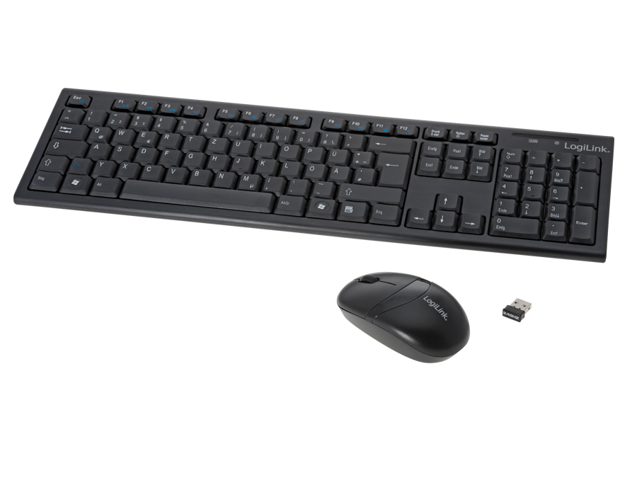 LOGILINK Kabelloses Tastatur/Maus-Set ID0104 LOGILINK Kabelloses Tastatur/Maus-Set ID0104
