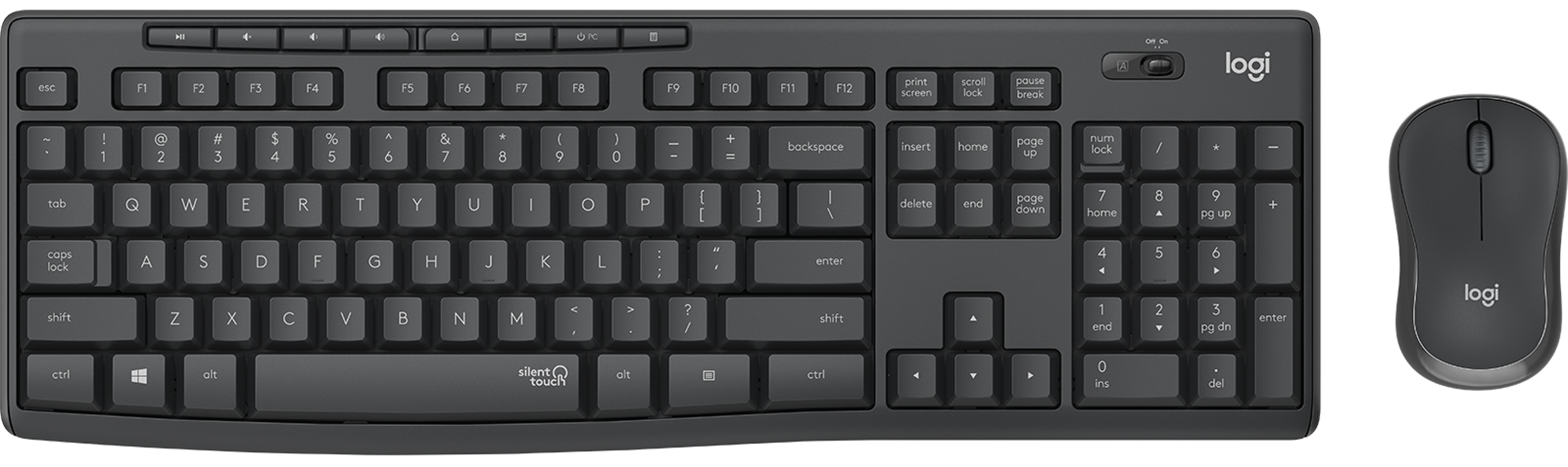LOGITECH Tastatur- und Mausset MK295 Silent Combo LOGITECH Tastatur- und Mausset MK295 Silent Combo