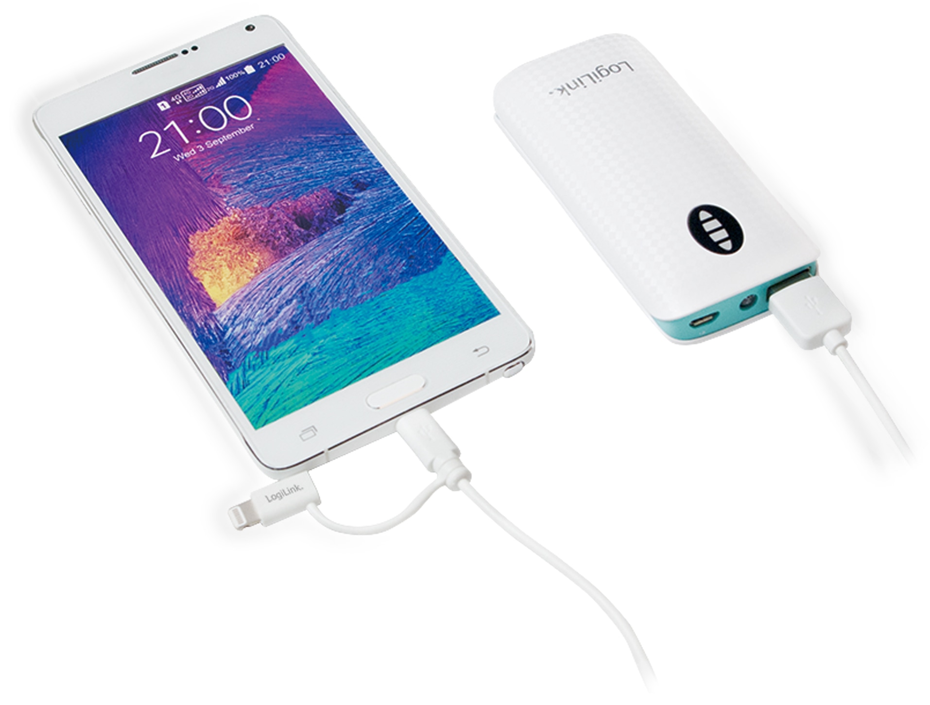 LOGILINK USB-Daten/Ladekabel mit Micro USB und Lightning Anschluss, 1 m, LOGILINK USB-Daten/Ladekabel mit Micro USB und Lightning Anschluss, 1 m,