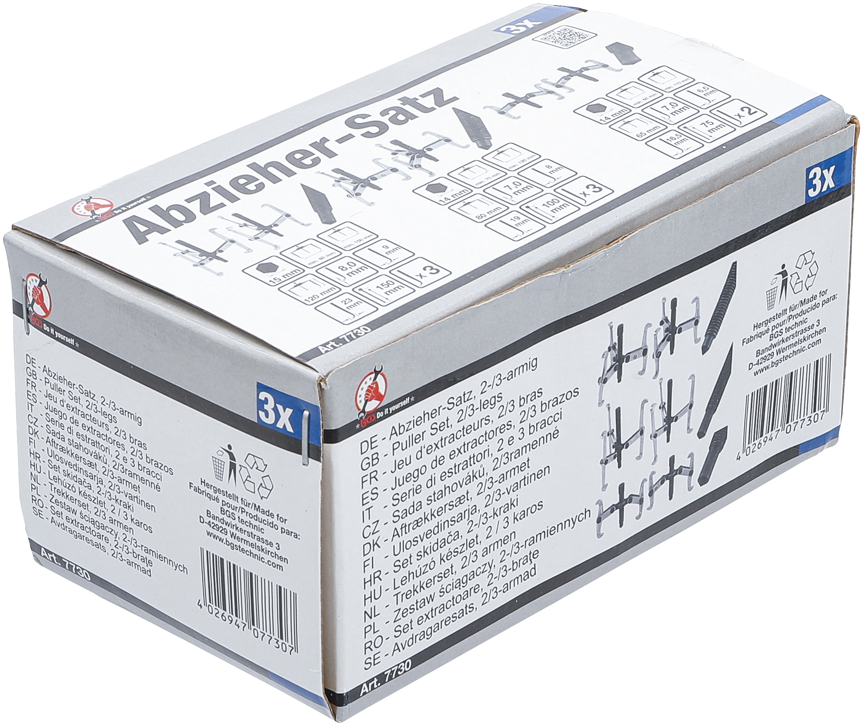 BGS TECHNIC Abzieher-Satz, 3-teilig BGS TECHNIC Abzieher-Satz, 3-teilig