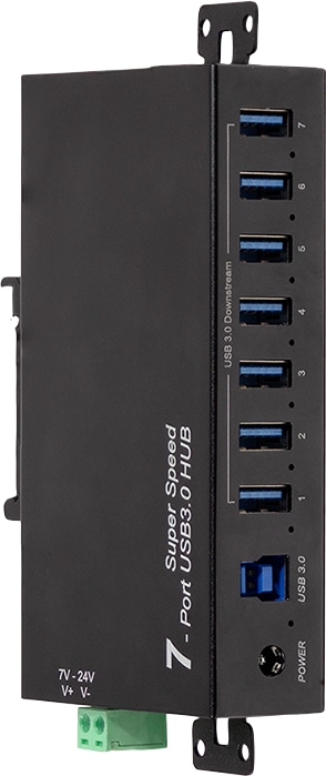 LOGILINK USB-Hub UA0444 7-Port Industrie