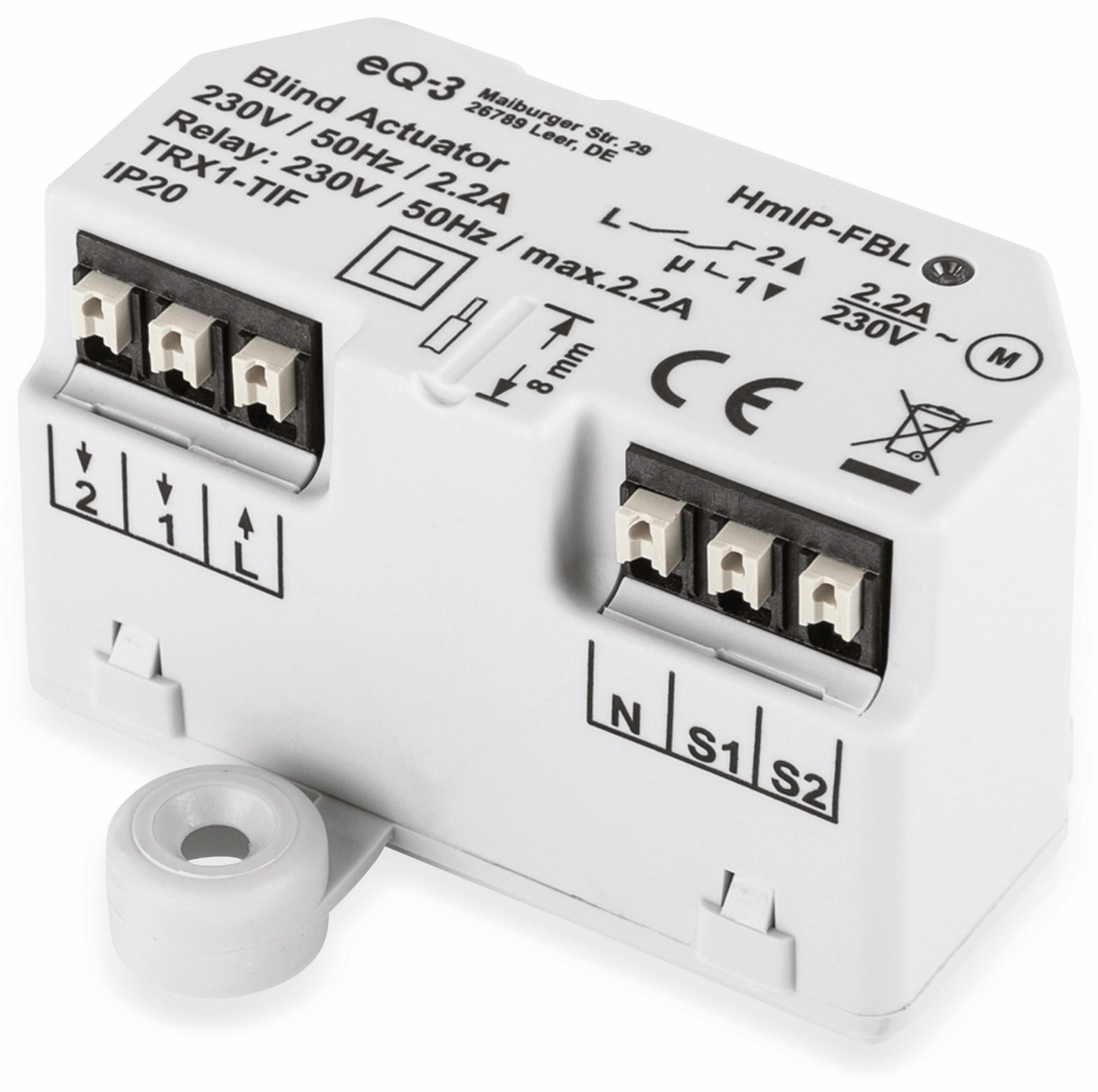 HOMEMATIC IP Smart Home 151398A0, Jalousieaktor, Unterputz HOMEMATIC IP Smart Home 151398A0, Jalousieaktor, Unterputz