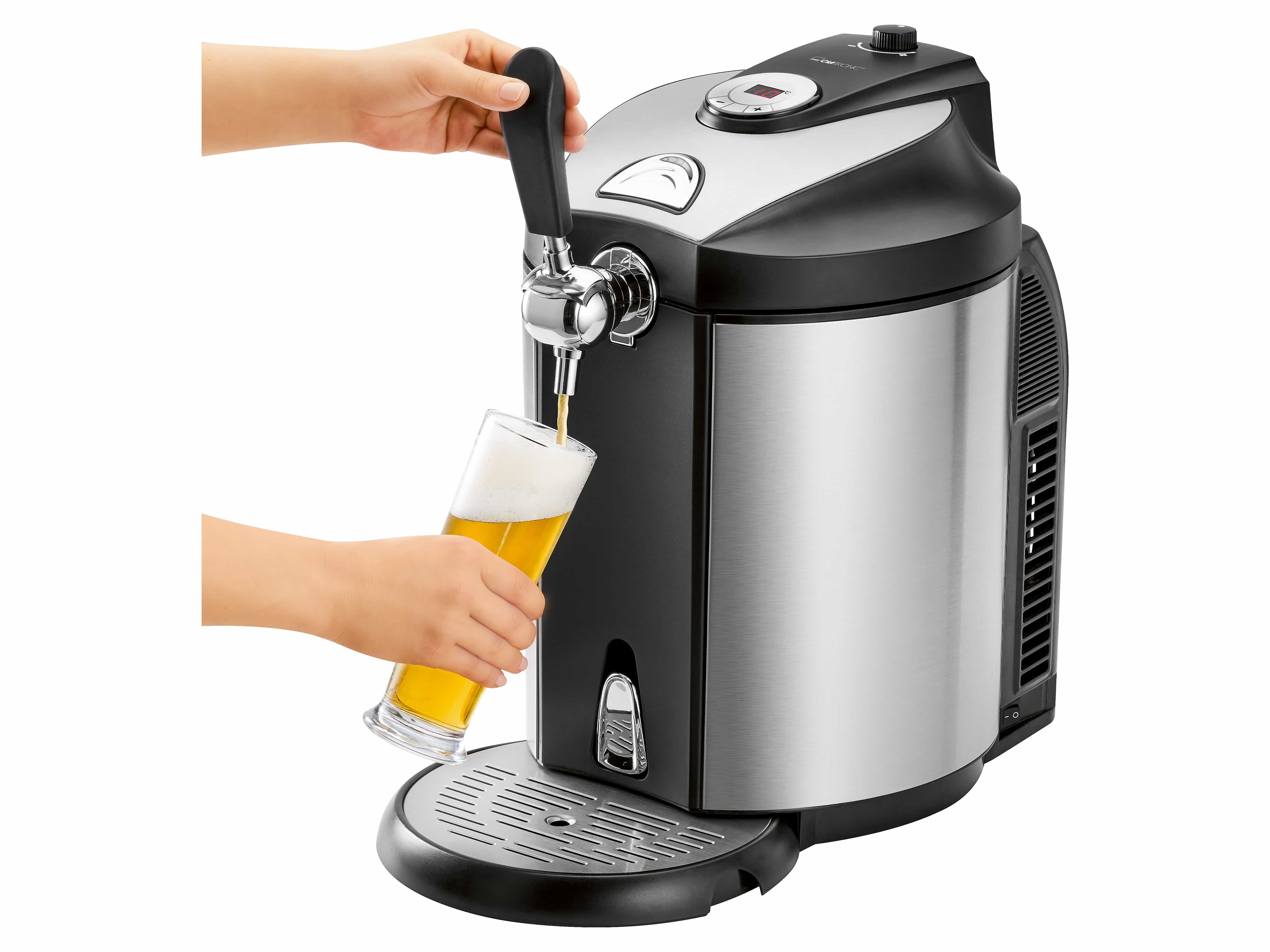 CLATRONIC Bierzapfanlage BZ 3740 inox, für 5 L Bierfässer CLATRONIC Bierzapfanlage BZ 3740 inox, für 5 L Bierfässer
