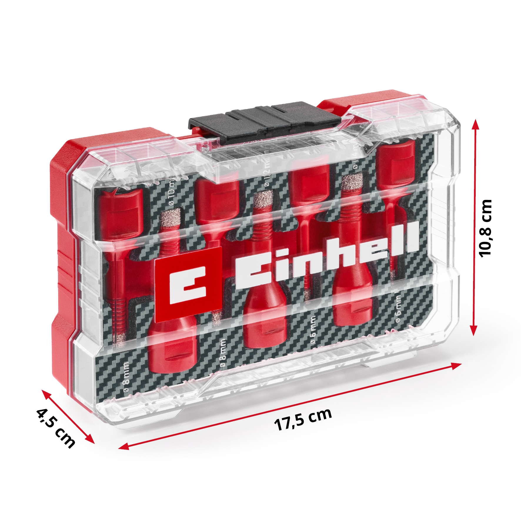 EINHELL Fliesenbohrer-Set, 500400, M-Case, 7-teilig EINHELL Fliesenbohrer-Set, 500400, M-Case, 7-teilig