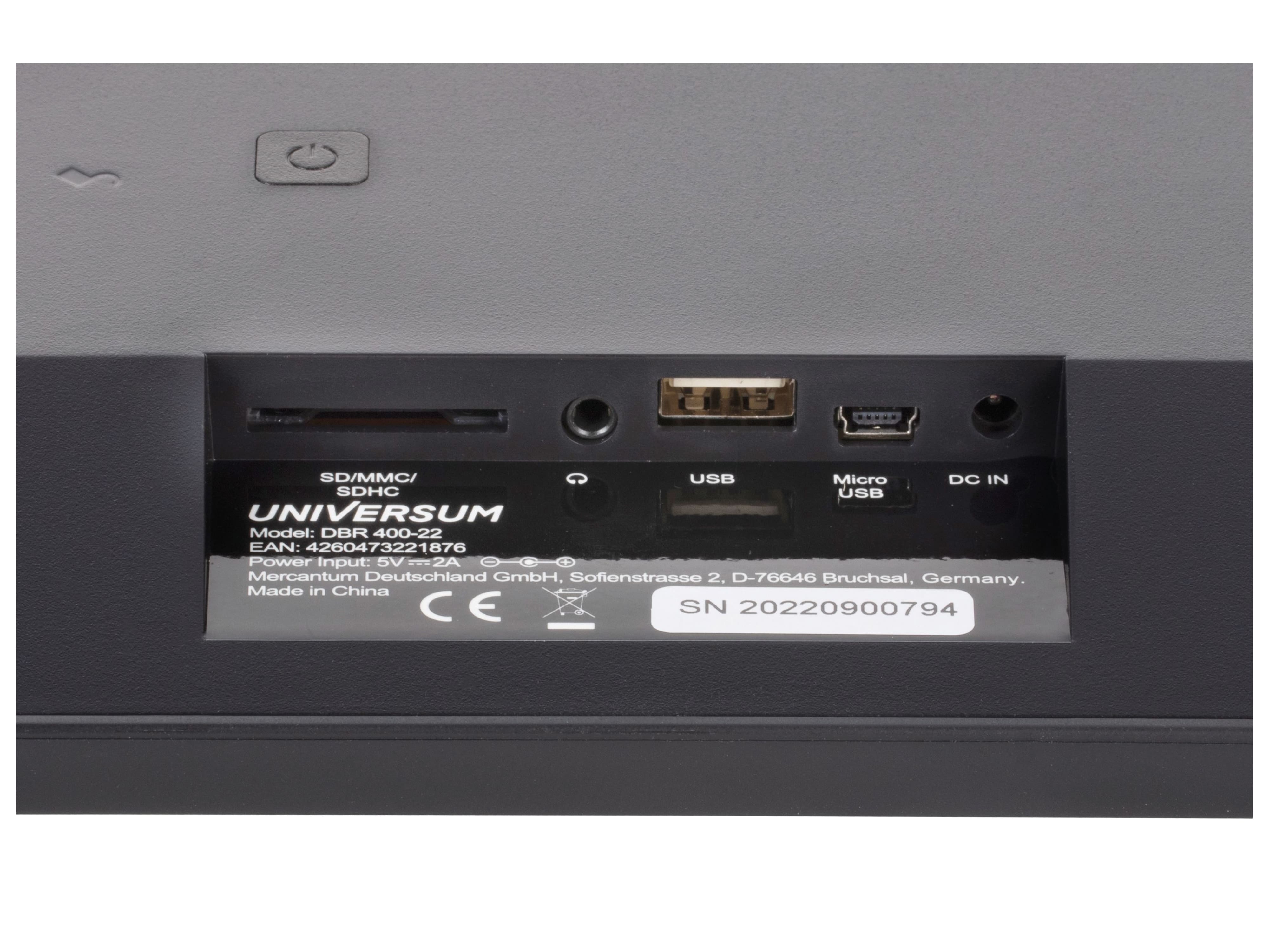 UNIVERSUM Digitaler Bilderrahmen DBR 400, 26 cm, EEK: C UNIVERSUM Digitaler Bilderrahmen DBR 400, 26 cm, EEK: C
