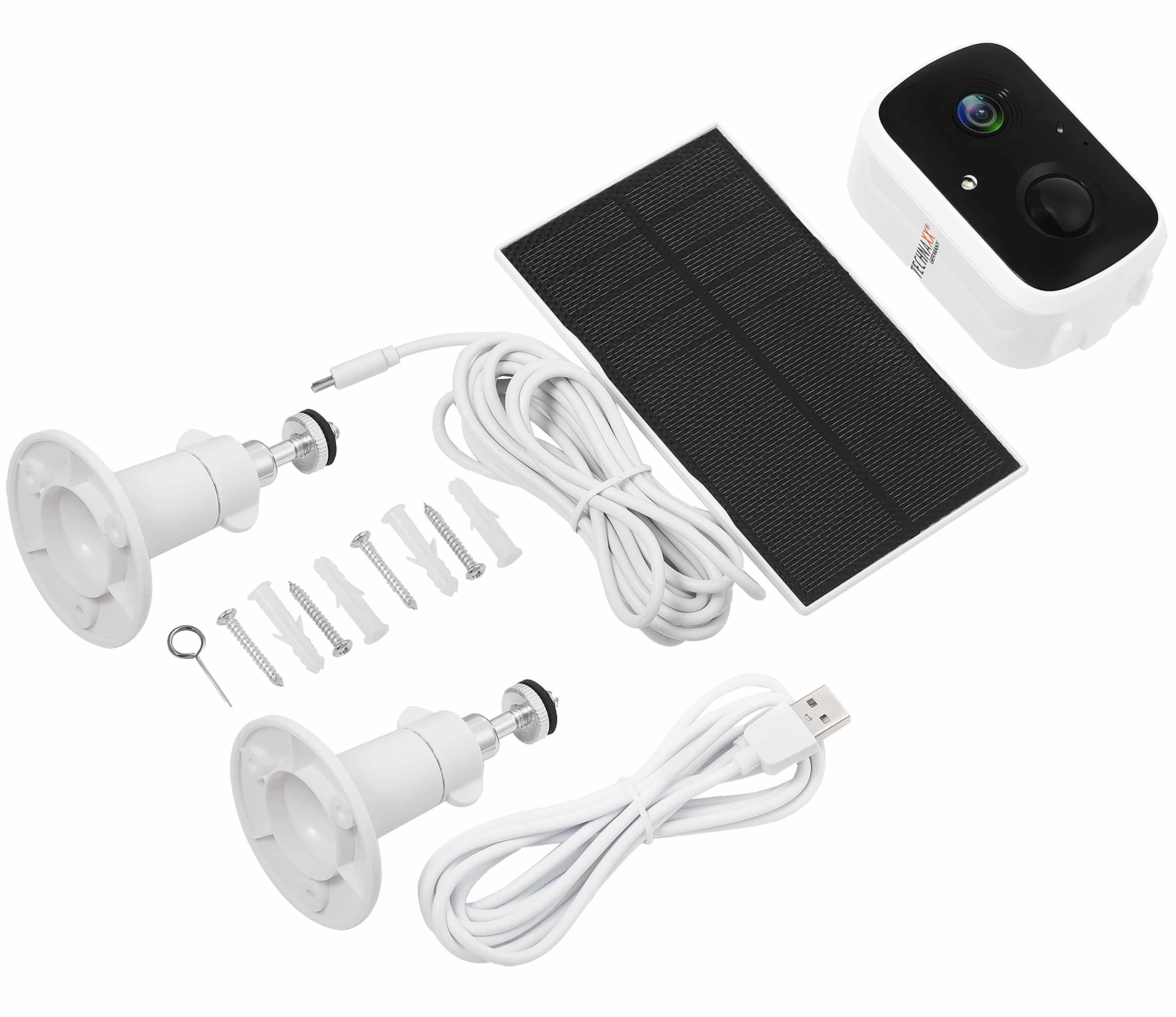 TECHNAXX Solar Outdoor IP-Kamera TX-24, weiß TECHNAXX Solar Outdoor IP-Kamera TX-24, weiß