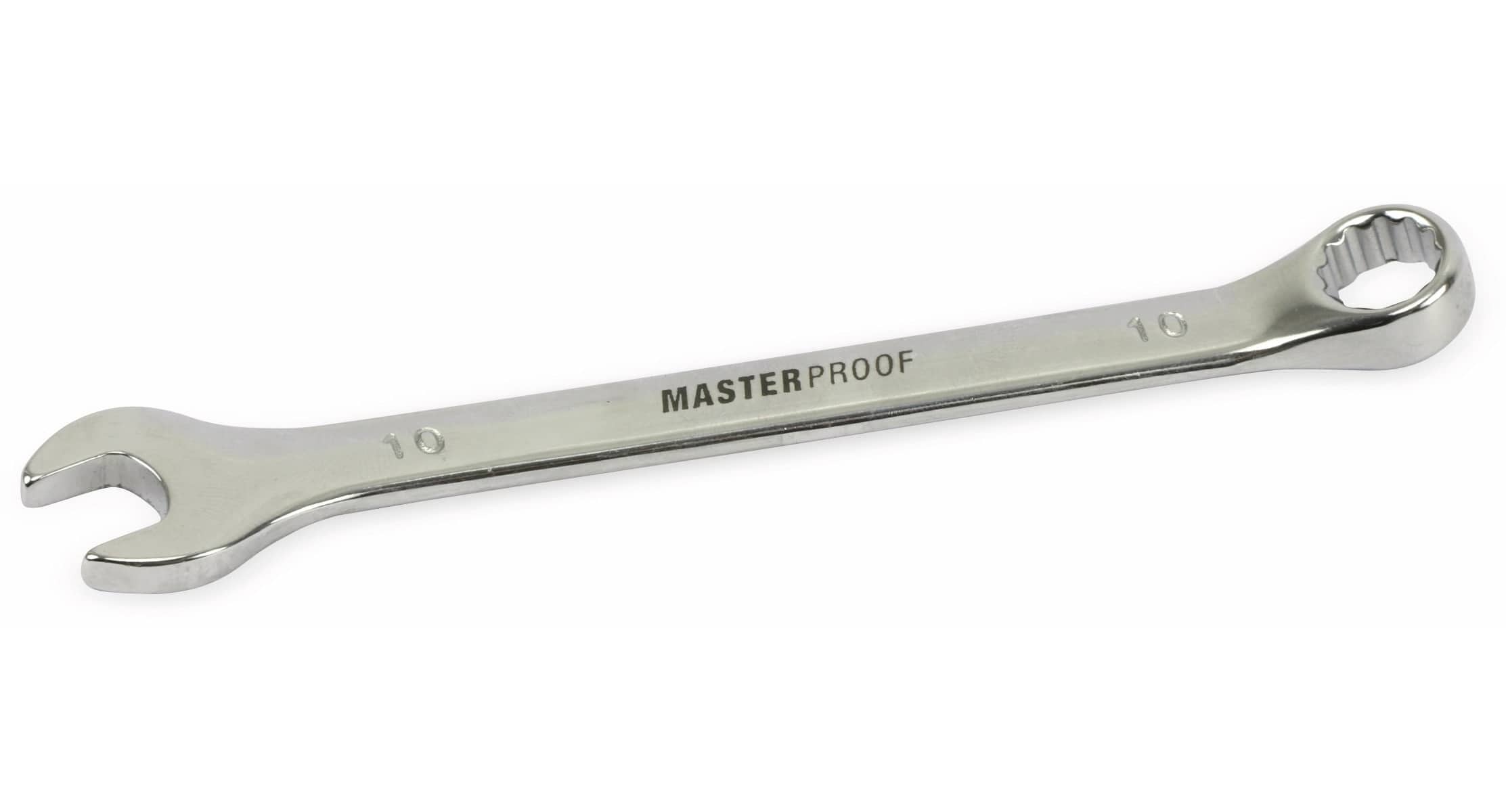 MASTERPROOF Gabel-Ringschlüssel, 10 mm MASTERPROOF Gabel-Ringschlüssel, 10 mm