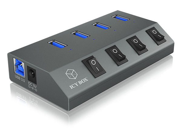 ICY BOX USB-Hub IB-HUB1405 4-Port ICY BOX USB-Hub IB-HUB1405 4-Port