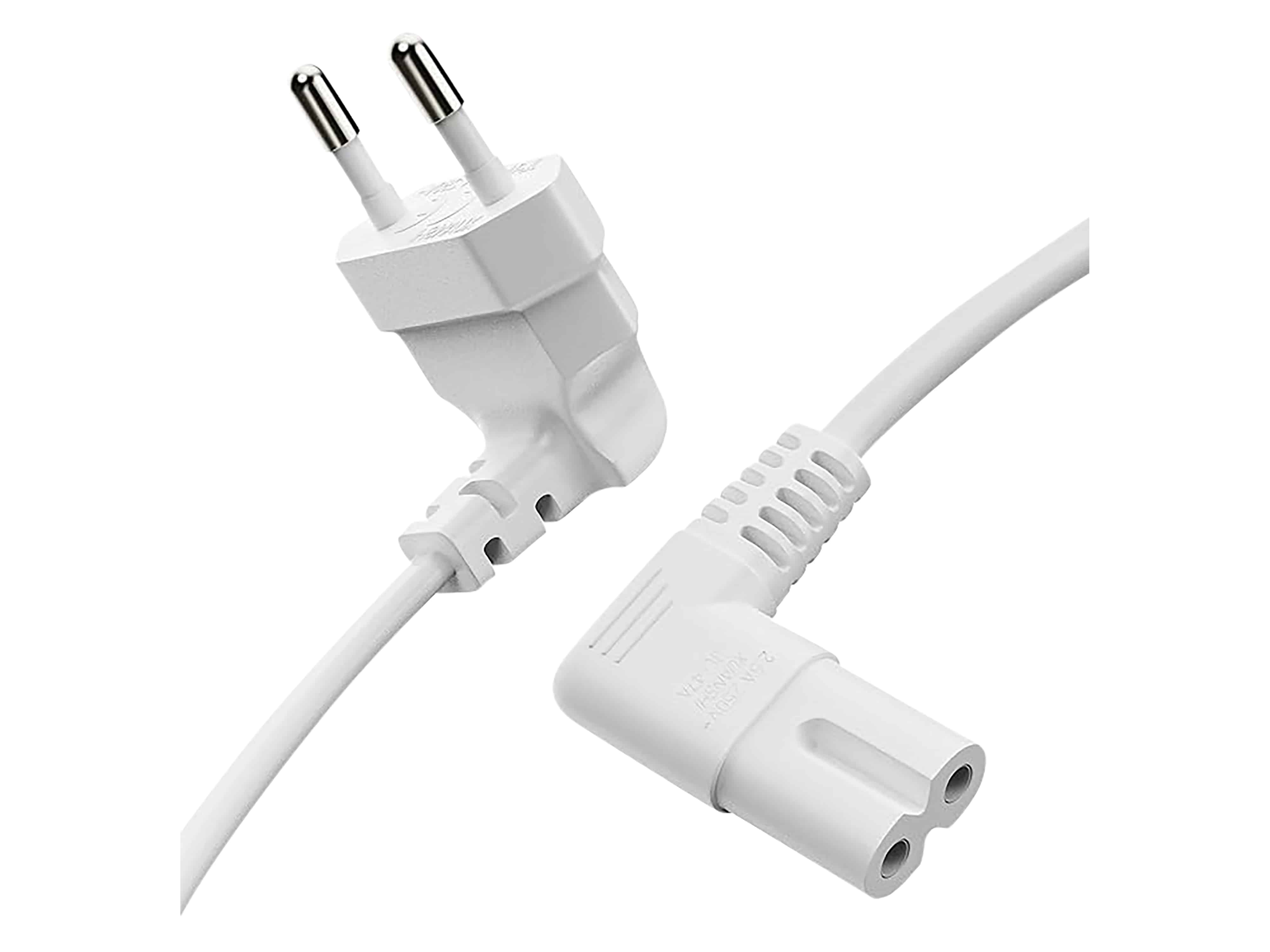 SONERO Netzkabel X-ESW-C7W-030W, Eurostecker, 90°, weiß, 3m SONERO Netzkabel X-ESW-C7W-030W, Eurostecker, 90°, weiß, 3m