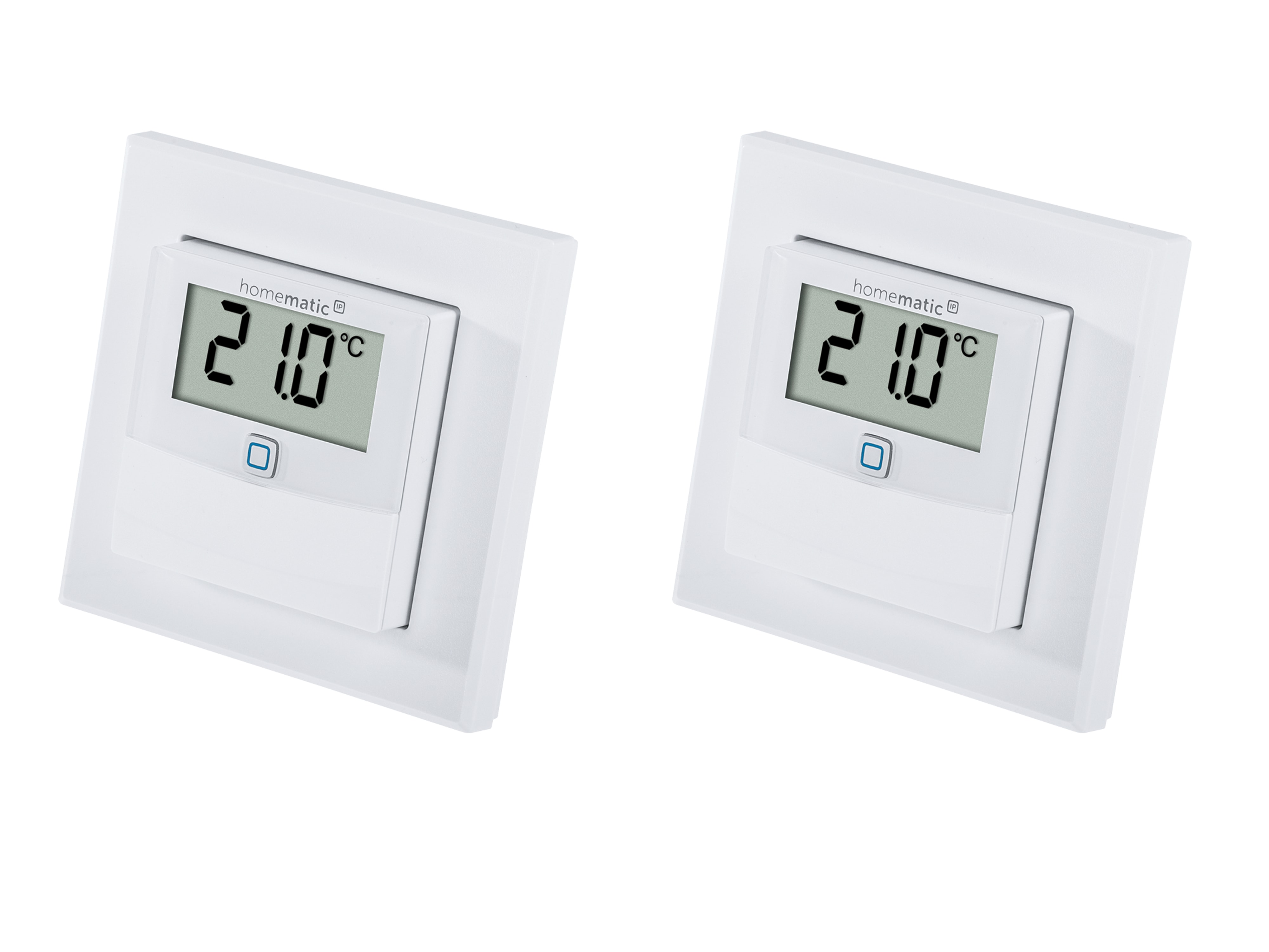 HOMEMATIC IP Smart Home 150180A0, Temp. und Luftfeucht. Sensor mit Display, 2 Stück HOMEMATIC IP Smart Home 150180A0, Temp. und Luftfeucht. Sensor mit Display, 2 Stück
