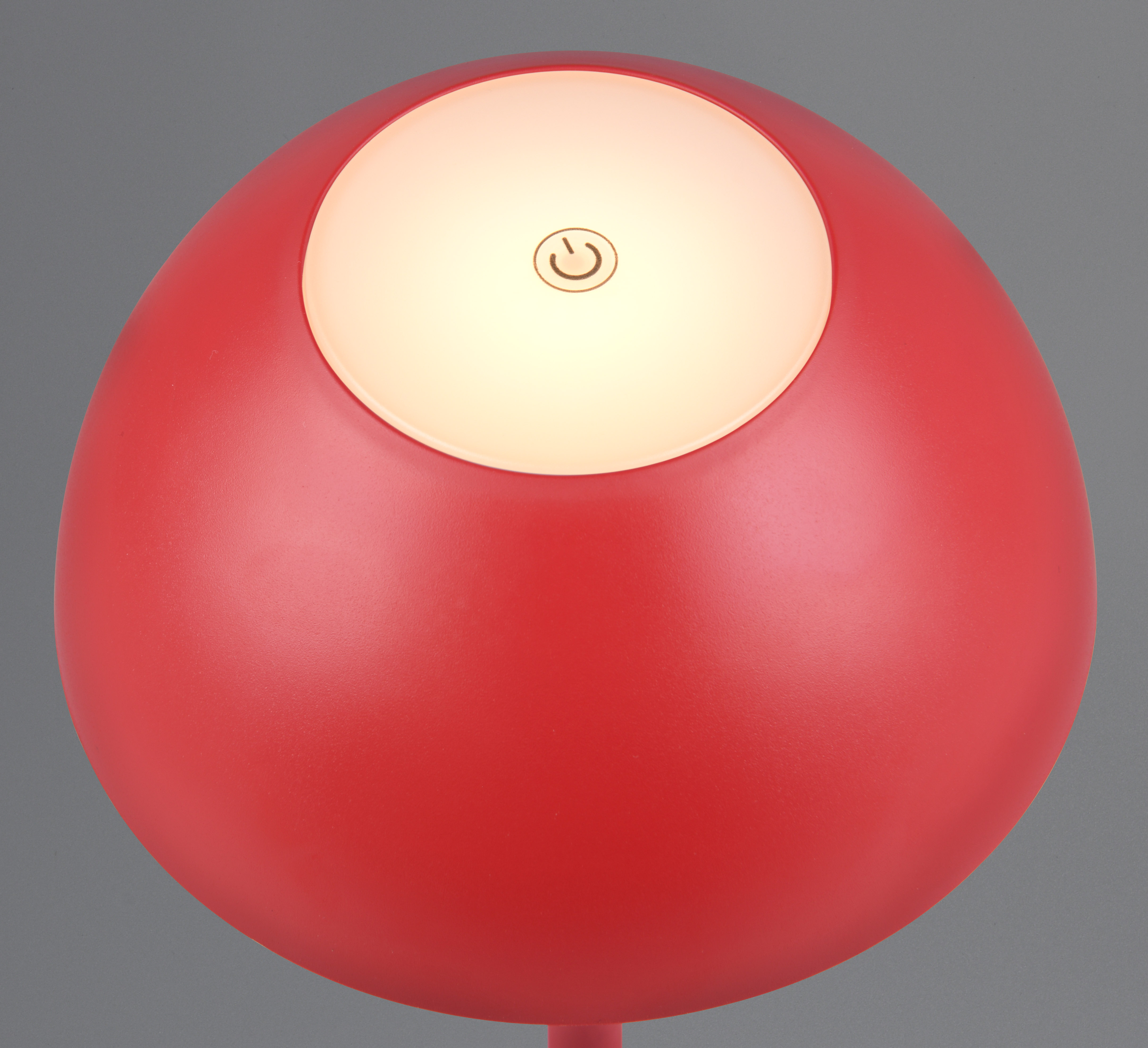 REALITY LED-Akku-Tischleuchte Ricardo R54106110 rot, IP54, 1,7 W, 240 lm, 3000 K