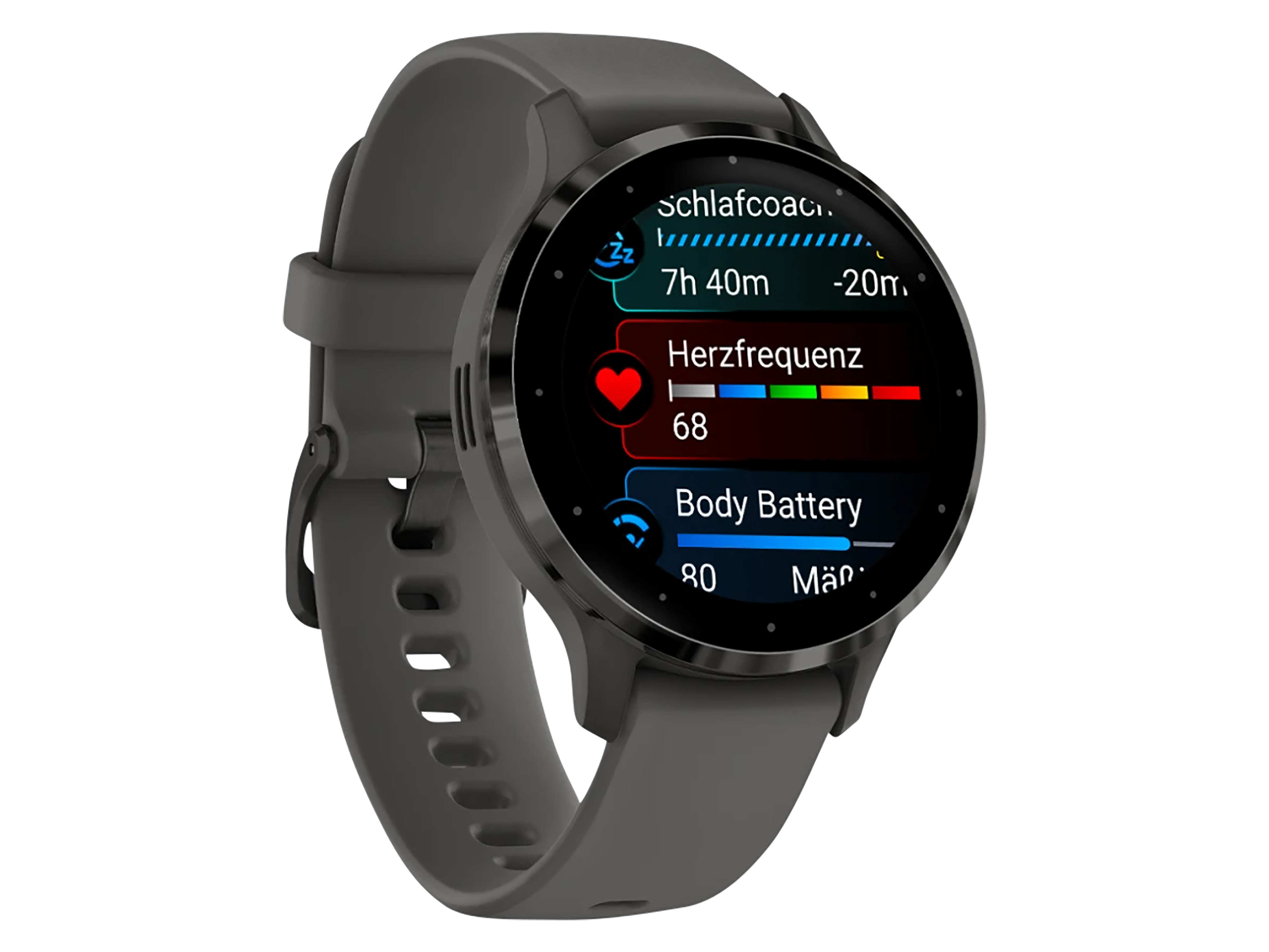 GARMIN Smartwatch Venu 3S kieselgrau/schiefergrau Silikon GARMIN Smartwatch Venu 3S kieselgrau/schiefergrau Silikon