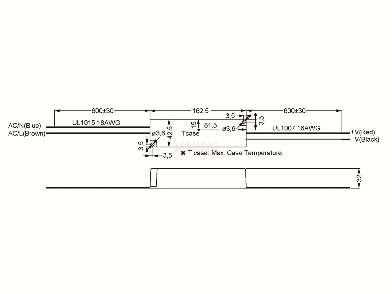 MEAN WELL LED-Schaltnetzteil LPV-60-24, 24 V-/60 W MEAN WELL LED-Schaltnetzteil LPV-60-24, 24 V-/60 W
