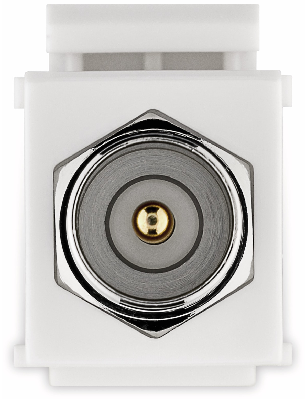 GOOBAY Einbau-Modul 79955, Kupplung, Koax-Stecker auf F-Buchse