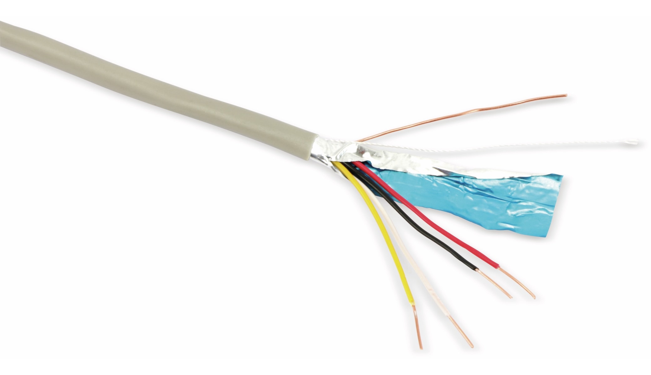 S-IMPULS Telefon-Verlegekabel J-Y(ST)Y, 2x2x0,6 mm², 50 m, grau S-IMPULS Telefon-Verlegekabel J-Y(ST)Y, 2x2x0,6 mm², 50 m, grau