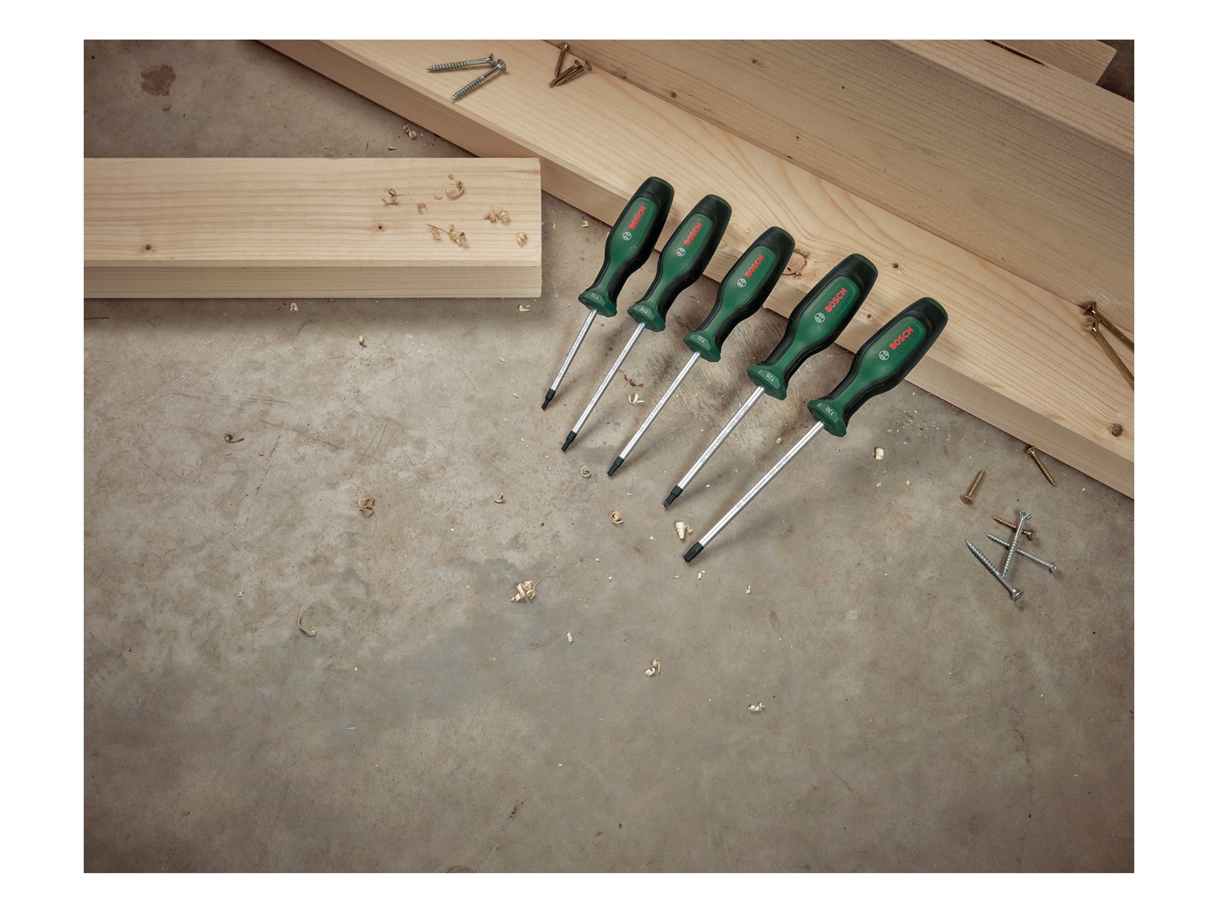 BOSCH Schraubendreher-Set, Innenstern, 5-teilig BOSCH Schraubendreher-Set, Torx, 5-teilig