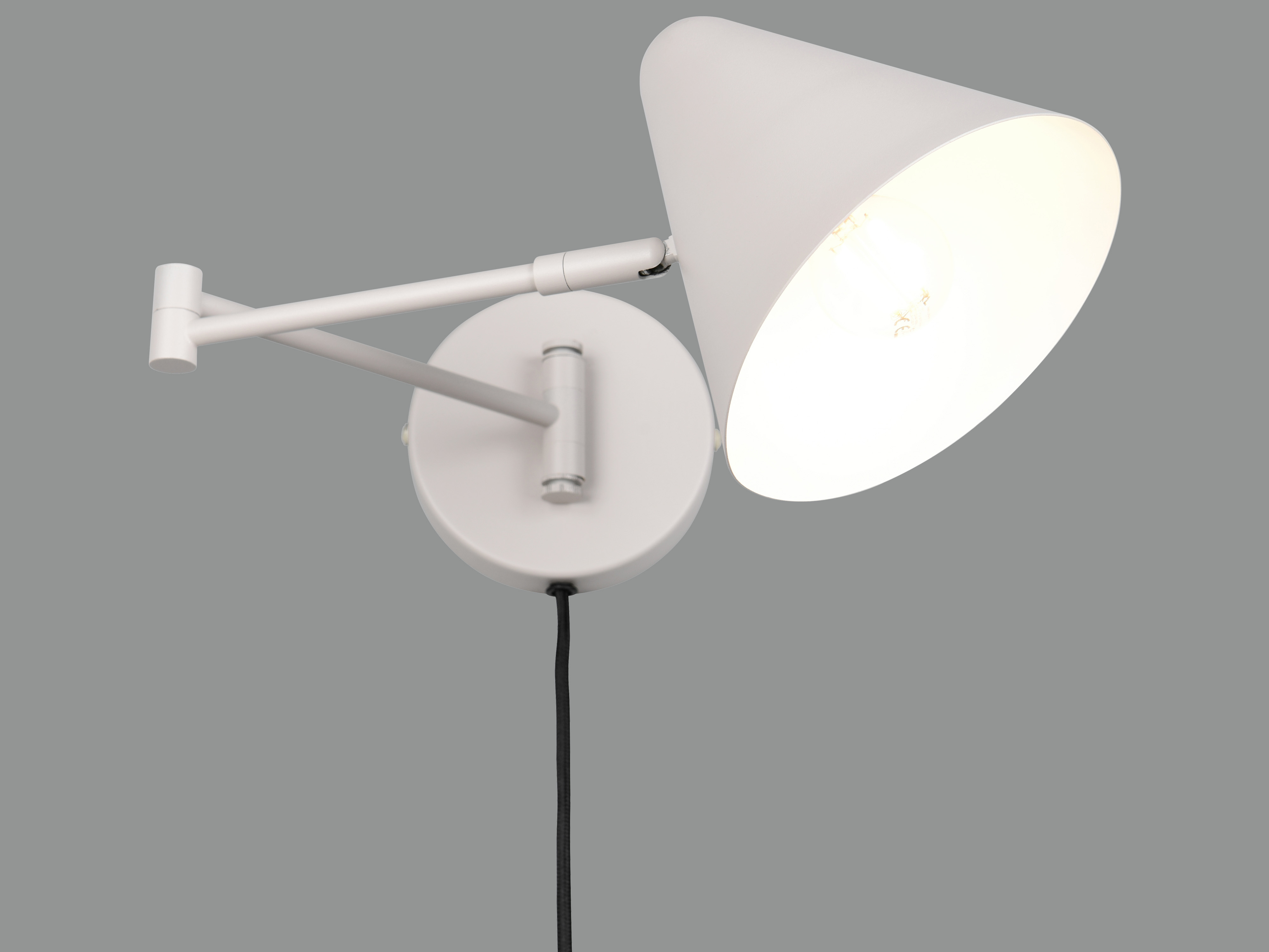 TRIO Wandleuchte Cosima 263970176, E14, ohne LM, IP20, grau TRIO Wandleuchte Cosima 263970176, E14, ohne LM, IP20, grau