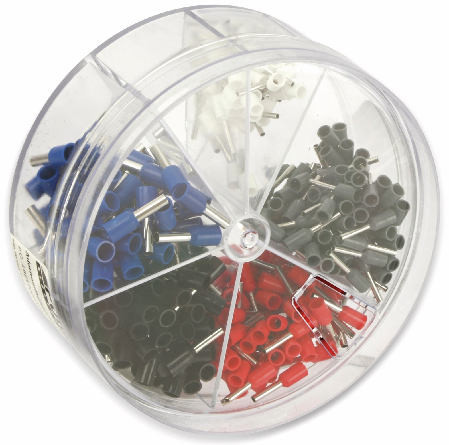 Sortiment Aderendhülsen 0,5 mm² - 2,5 mm², 400 Stück, in Kunststoffbox Sortiment Aderendhülsen 0,5 mm² - 2,5 mm², 400 Stück, in Kunststoffbox