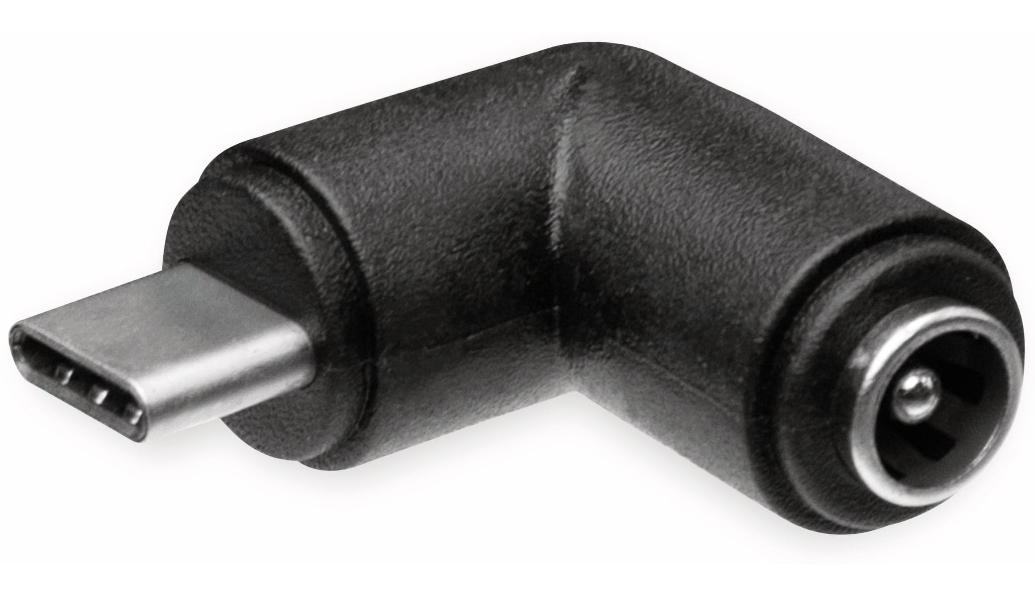 Hohlsteckeradapter,gewinkelt 5,5/2,1 Hohlkupplung auf USB-C Stecker Hohlsteckeradapter,gewinkelt 5,5/2,1 Hohlkupplung auf USB-C Stecker