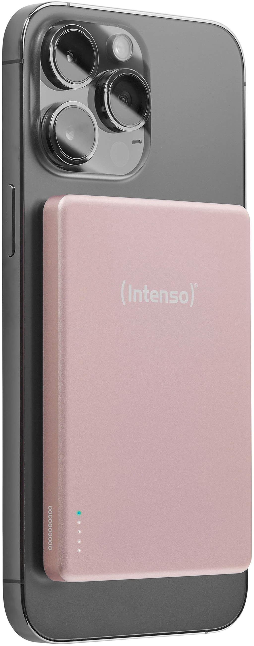 INTENSO Powerbank Magnetic Wireless, MW 5000, 5000 mAh, rose INTENSO Powerbank Magnetic Wireless, MW 5000, 5000 mAh, rose