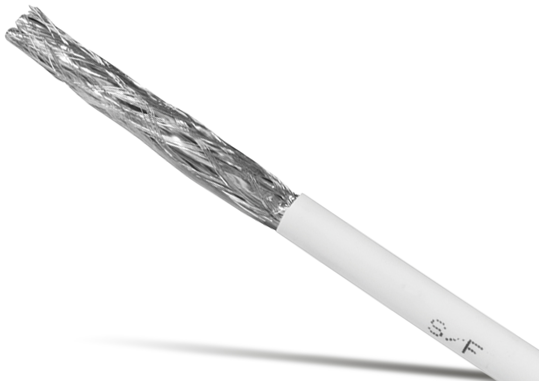 LOGILINK CAT.7 Netzwerkkabel CPV0040, 50 m, weiß