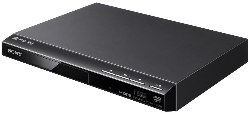 SONY DVD-Player DVP-SR760H, Schwarz, kompakt, HDMI-Anschluss