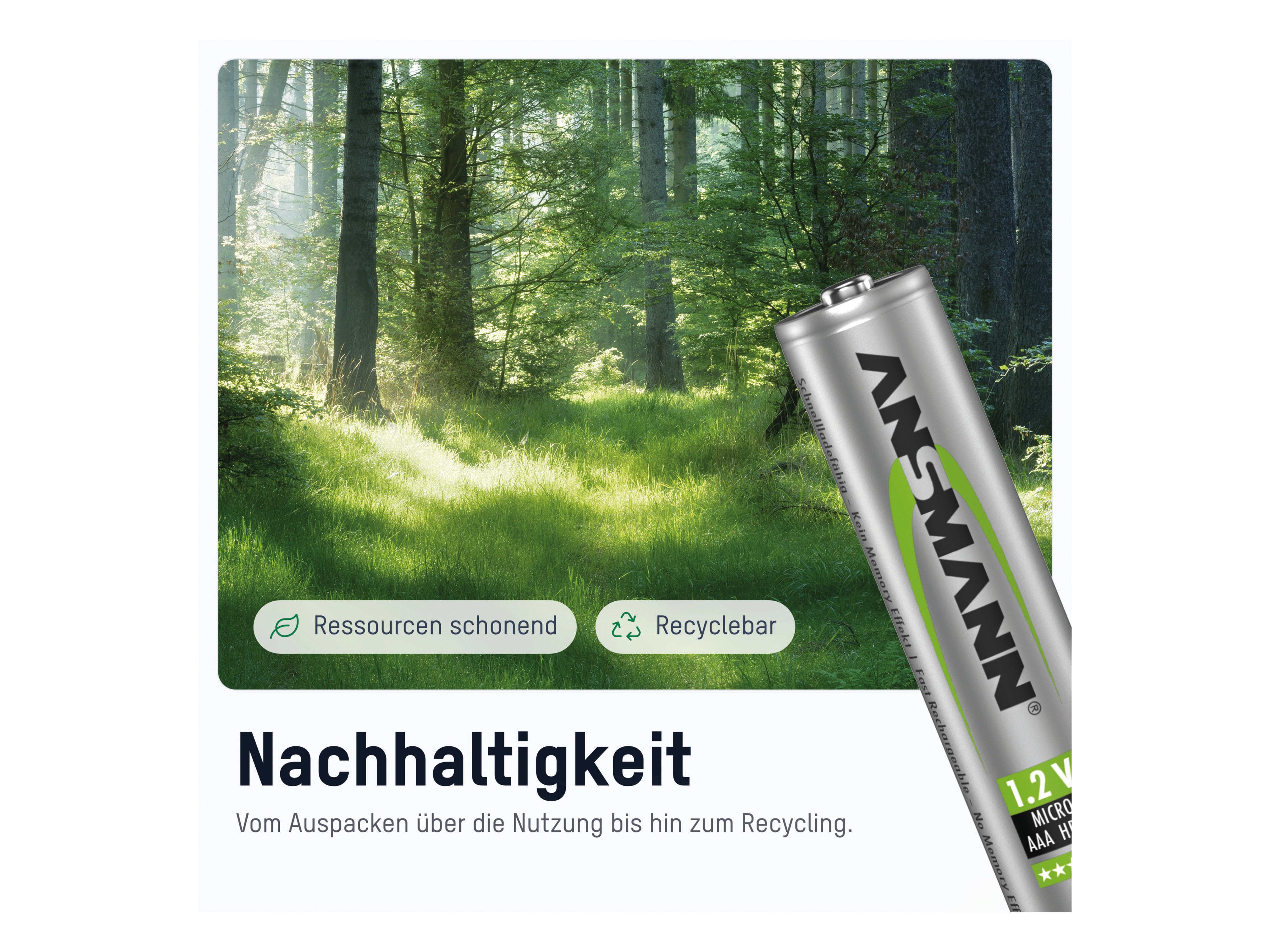 ANSMANN NiMH Akku Micro AAA 550 mAh maxE 4 Stück ANSMANN NiMH Akku Micro AAA 550 mAh maxE 4 Stück